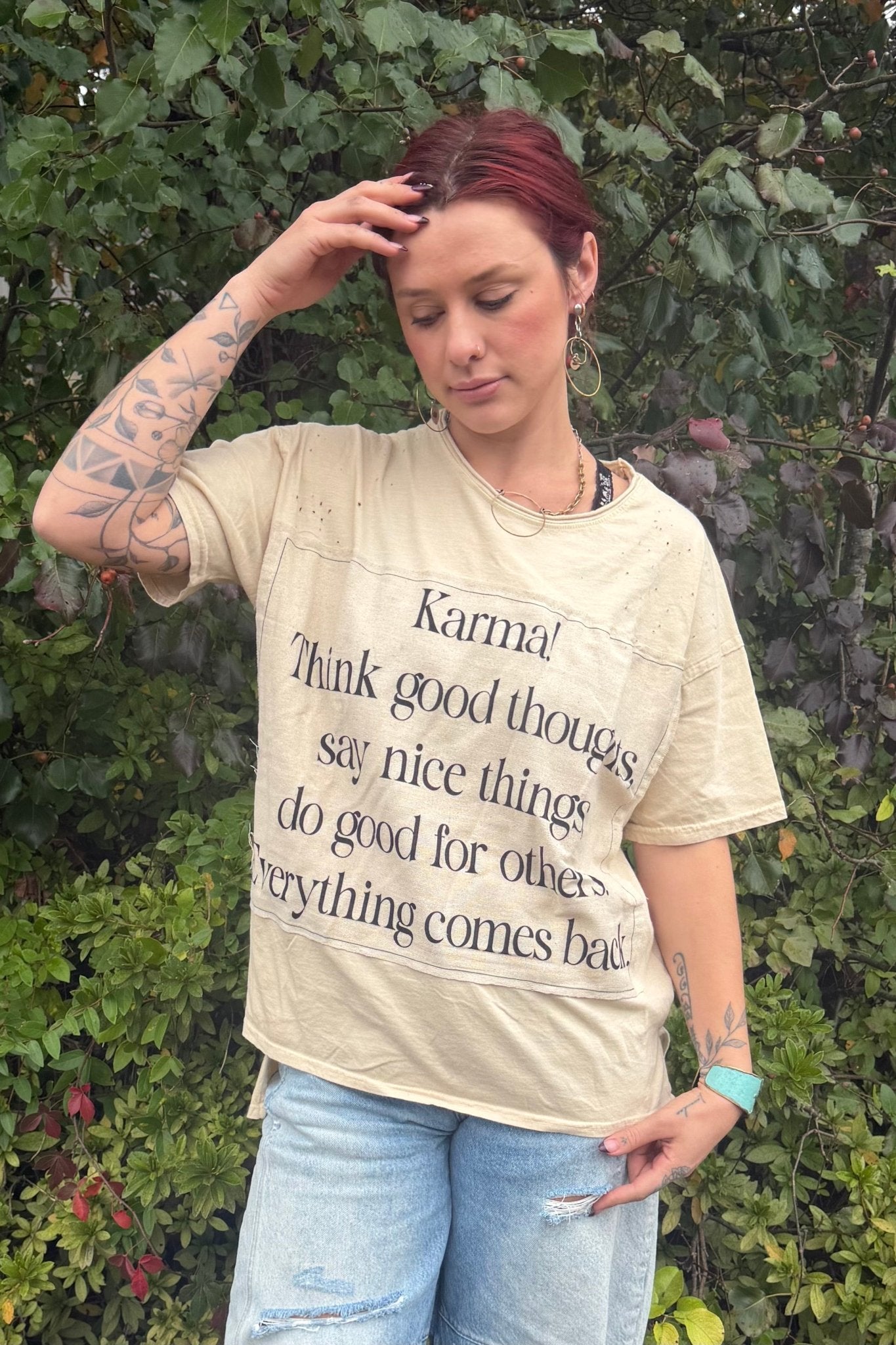 Karma Buddha Oversized Patchwork Tre - ivyandlavyboutique LeParisPetit by I Love Linen