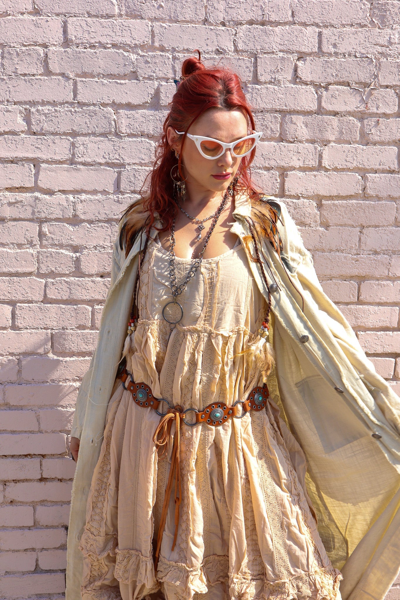 Keep it Together Leather Concho Turquoise Belt - ivyandlavyboutique Most Wanted USA
