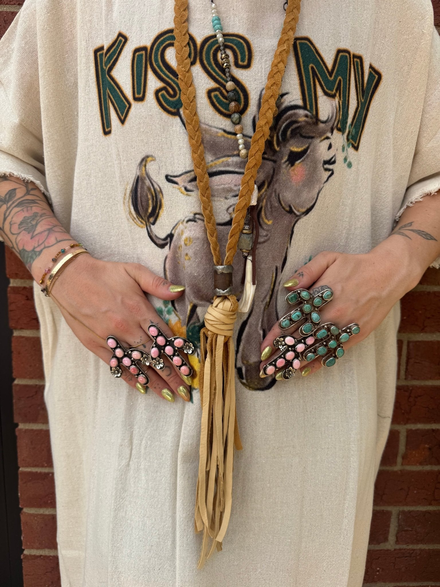 Kiss My (Donkey) Kaftan - ivyandlavyboutique LeParisPetit by I Love Linen