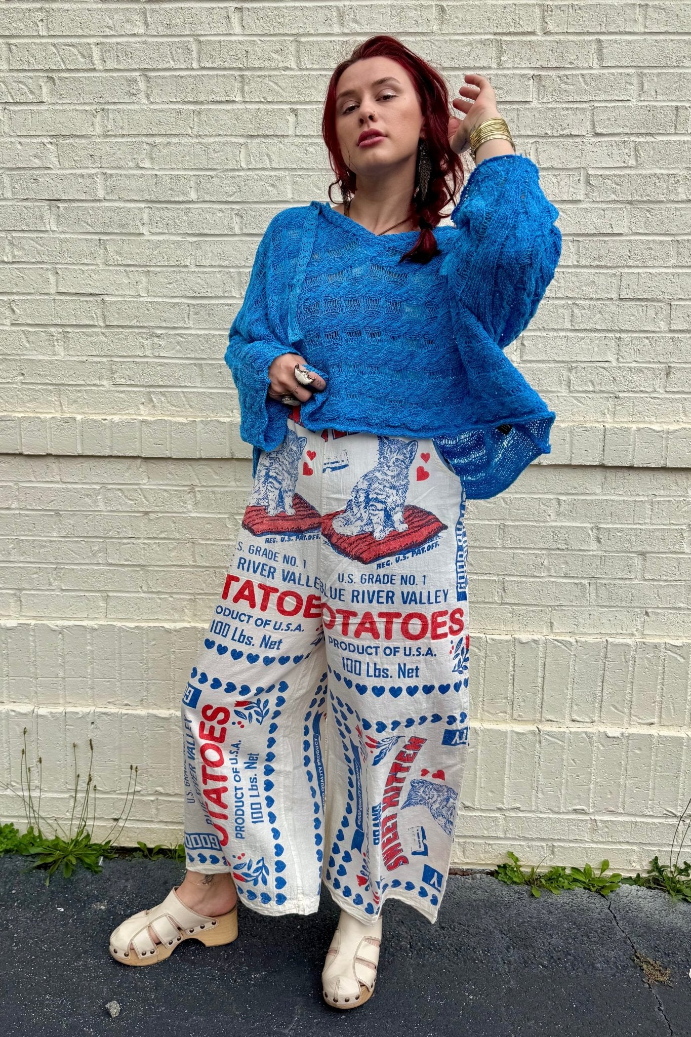 Kitty Jumpsuit Flour Sack - ivyandlavyboutique Kathmandu Imports