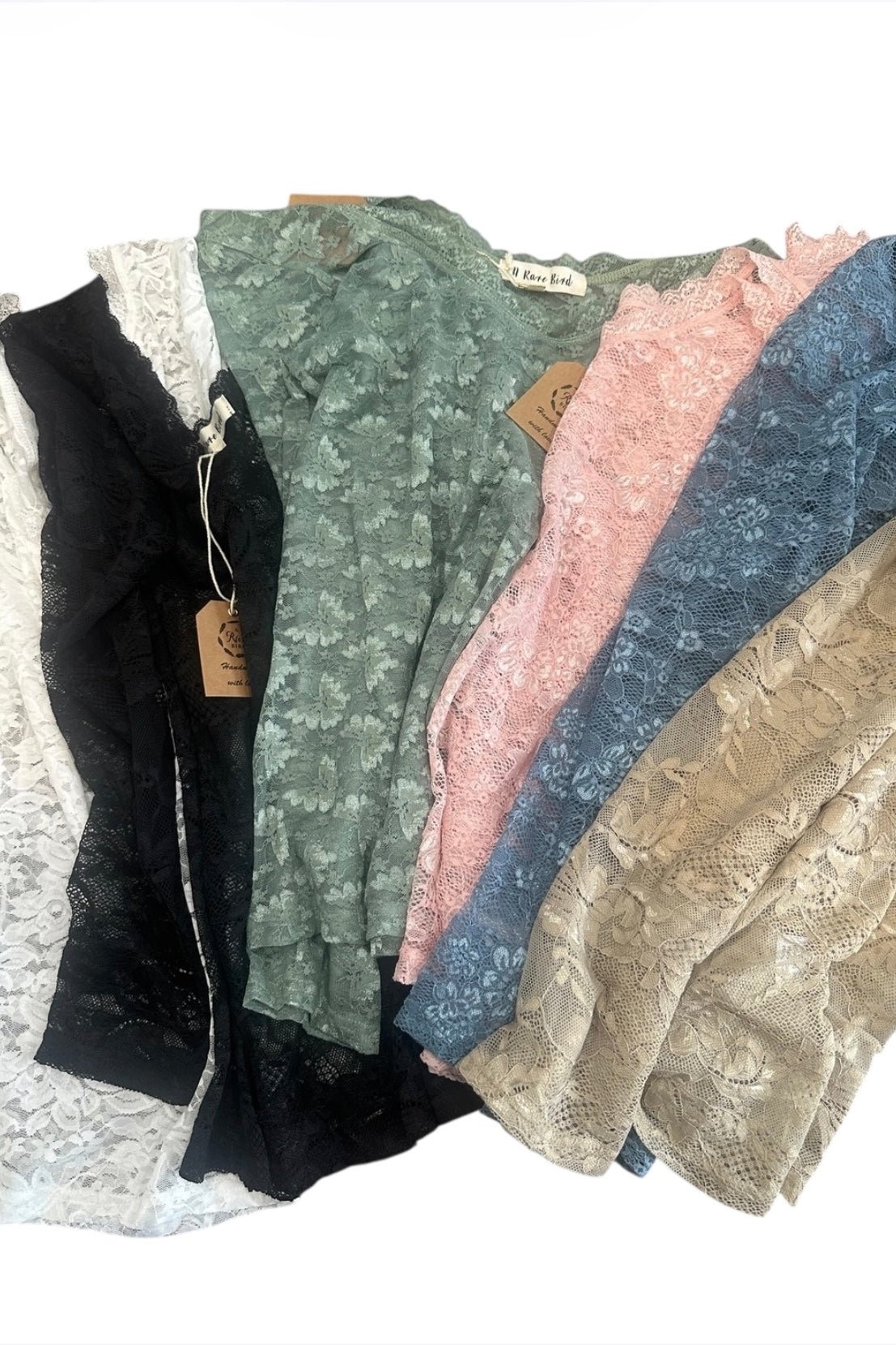 Lace Layer Shirts - ivyandlavyboutique A Rare Bird Shop