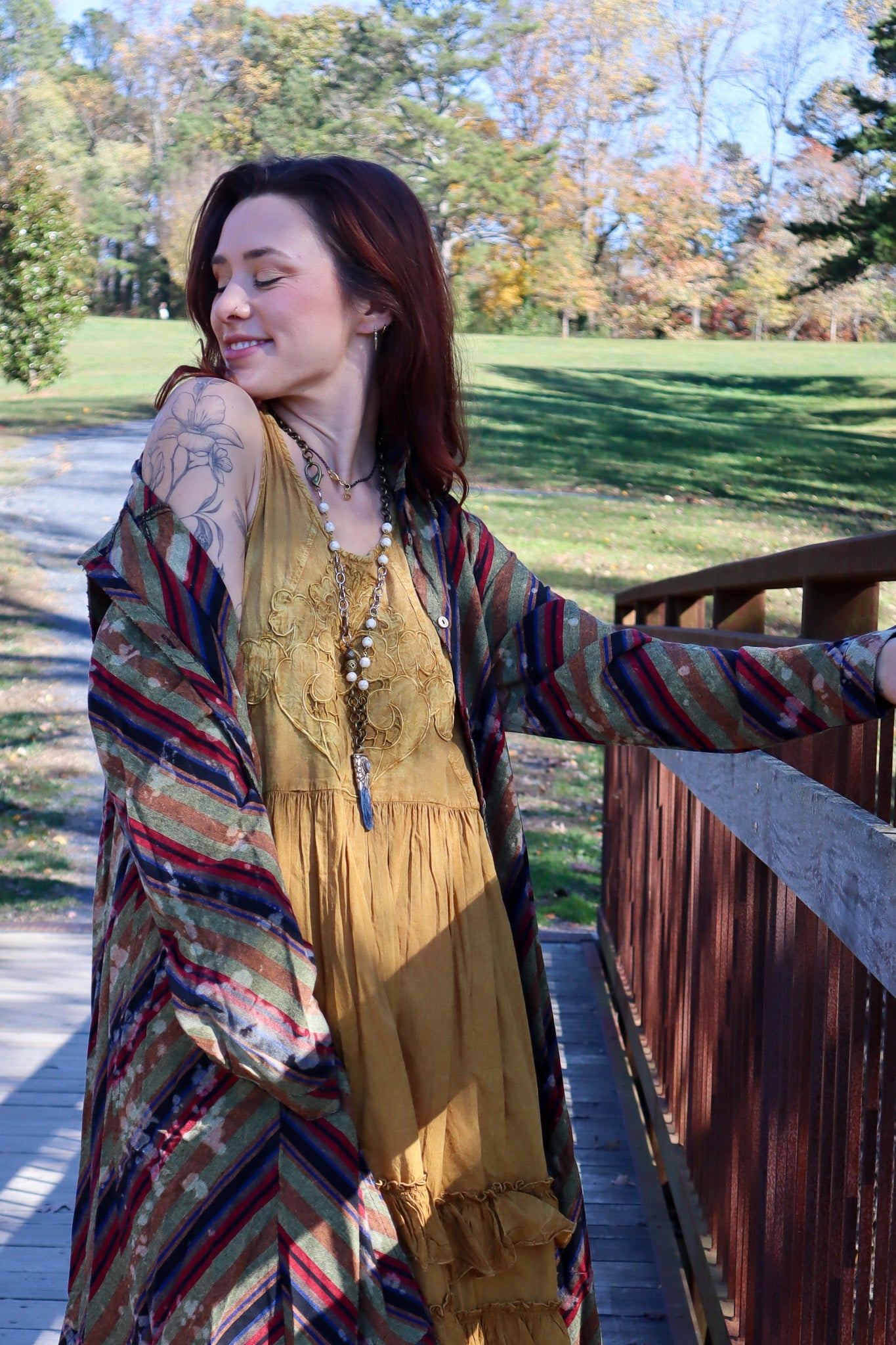 Lapis Drop ~ Handmade Statement Necklace - ivyandlavyboutique Spirit Lala