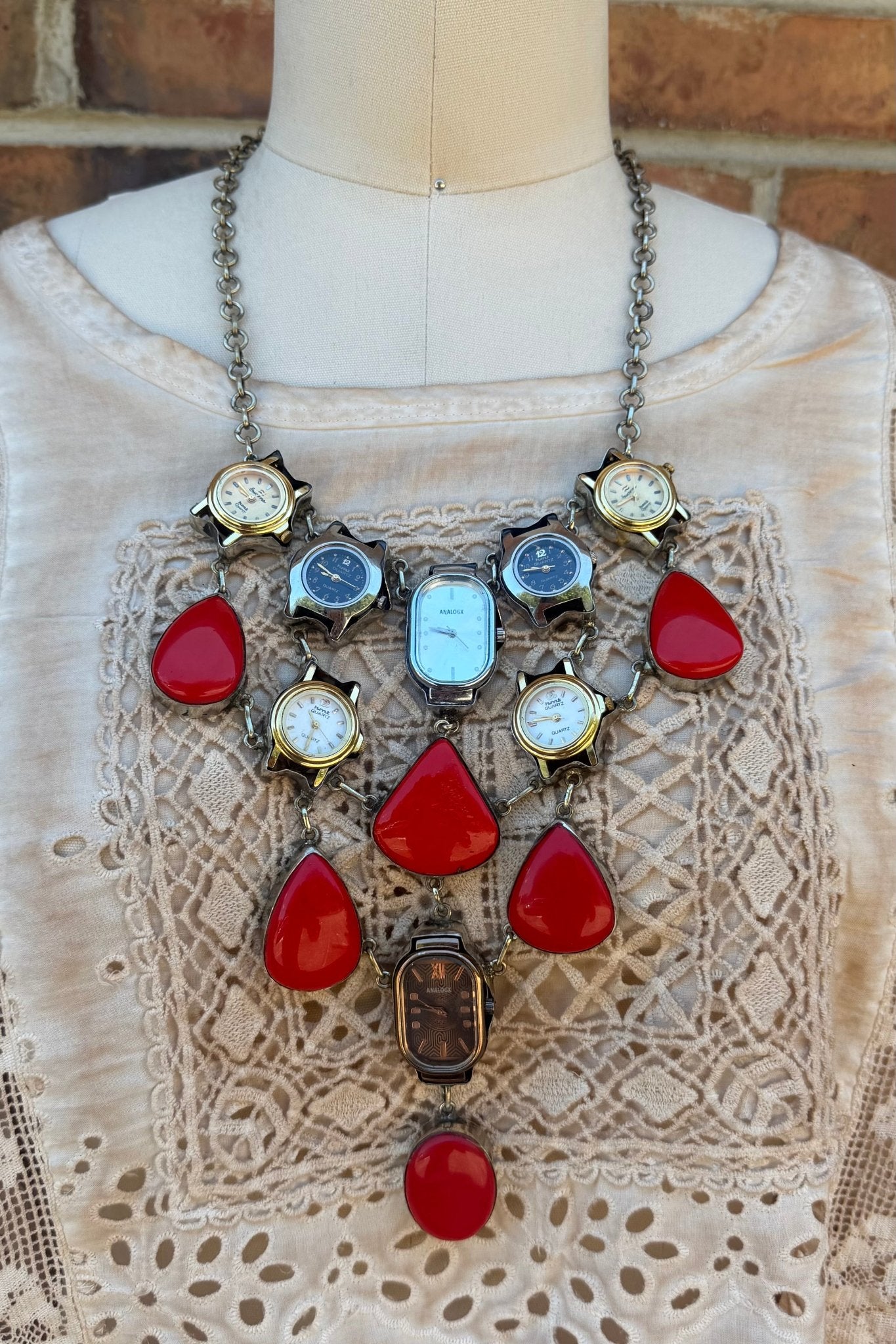 Late For an Important Date Necklace - Watch Clock Necklace - ivyandlavyboutique ivyandlavyboutique