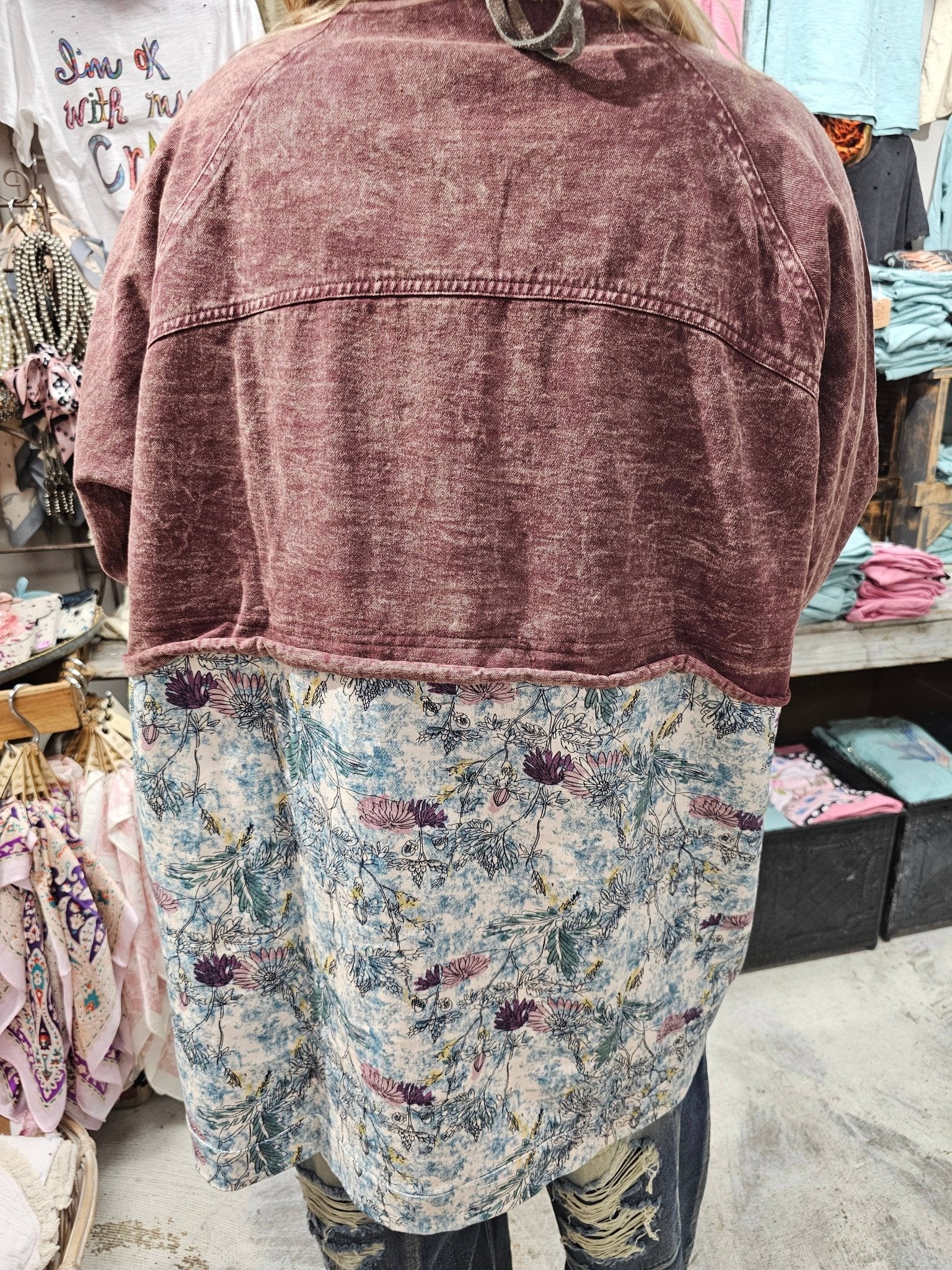 Lavender Outlaw Jacket - ivyandlavyboutique A Rare Bird Shop