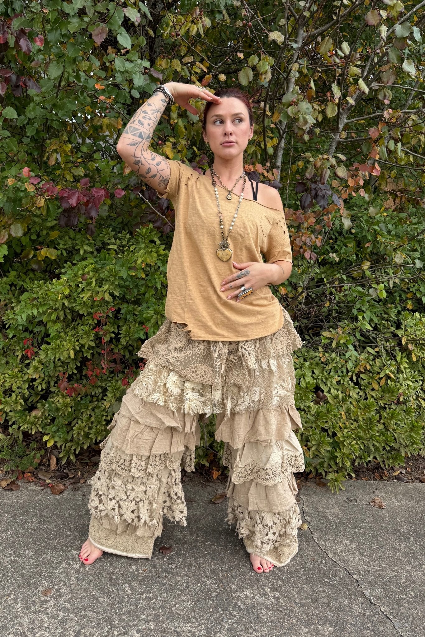 Layers of Love Romance Pants - ivyandlavyboutique Jaded Gypsy