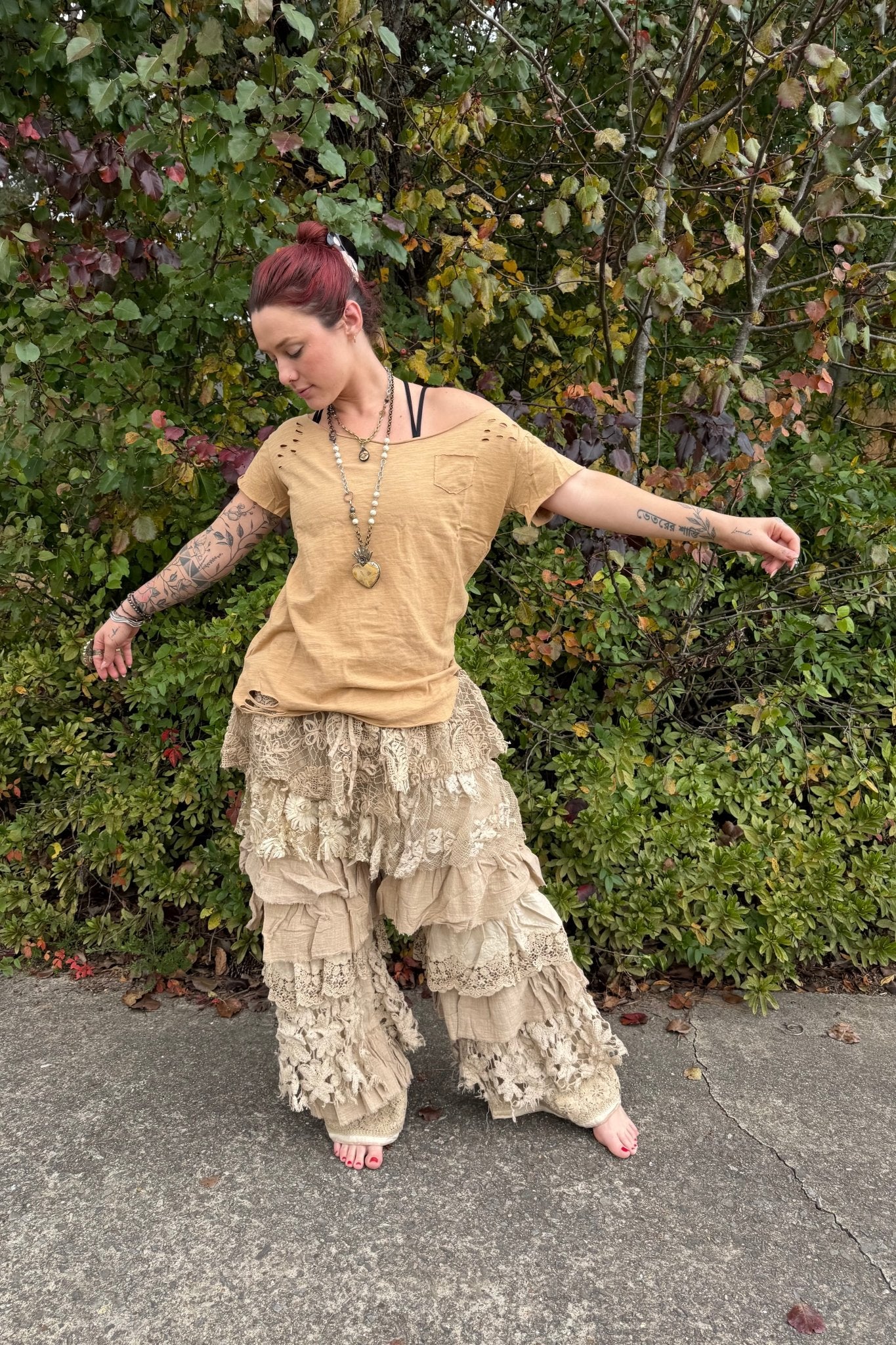 Layers of Love Romance Pants - ivyandlavyboutique Jaded Gypsy