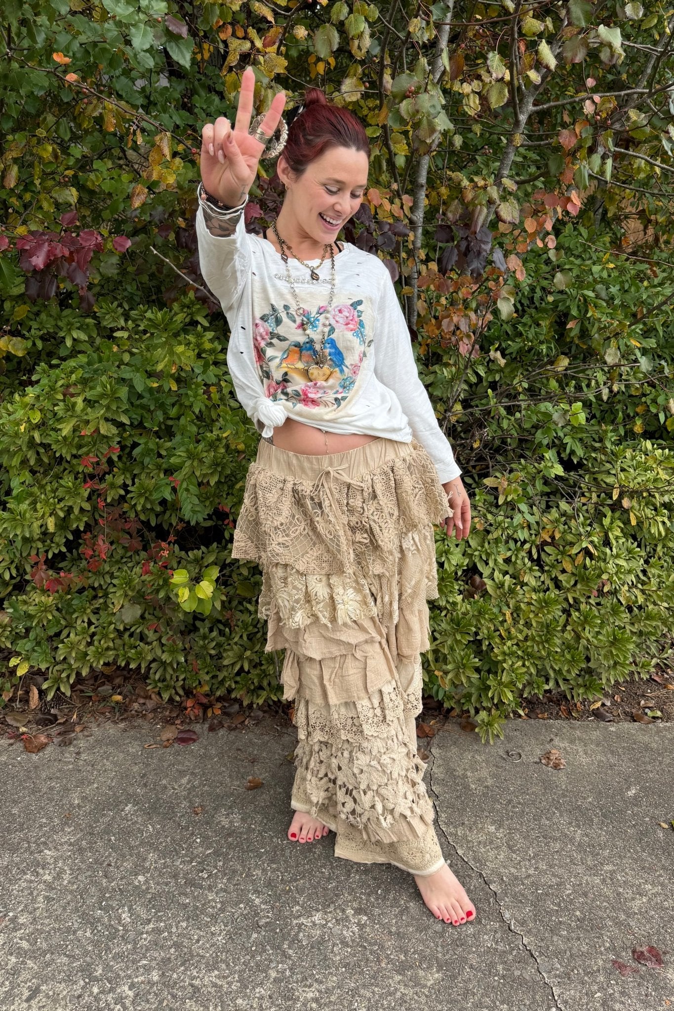 Layers of Love Romance Pants - ivyandlavyboutique Jaded Gypsy