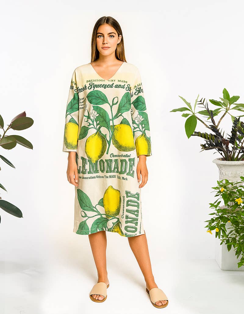 Lemon Dress - ivyandlavyboutique Kathmandu Imports