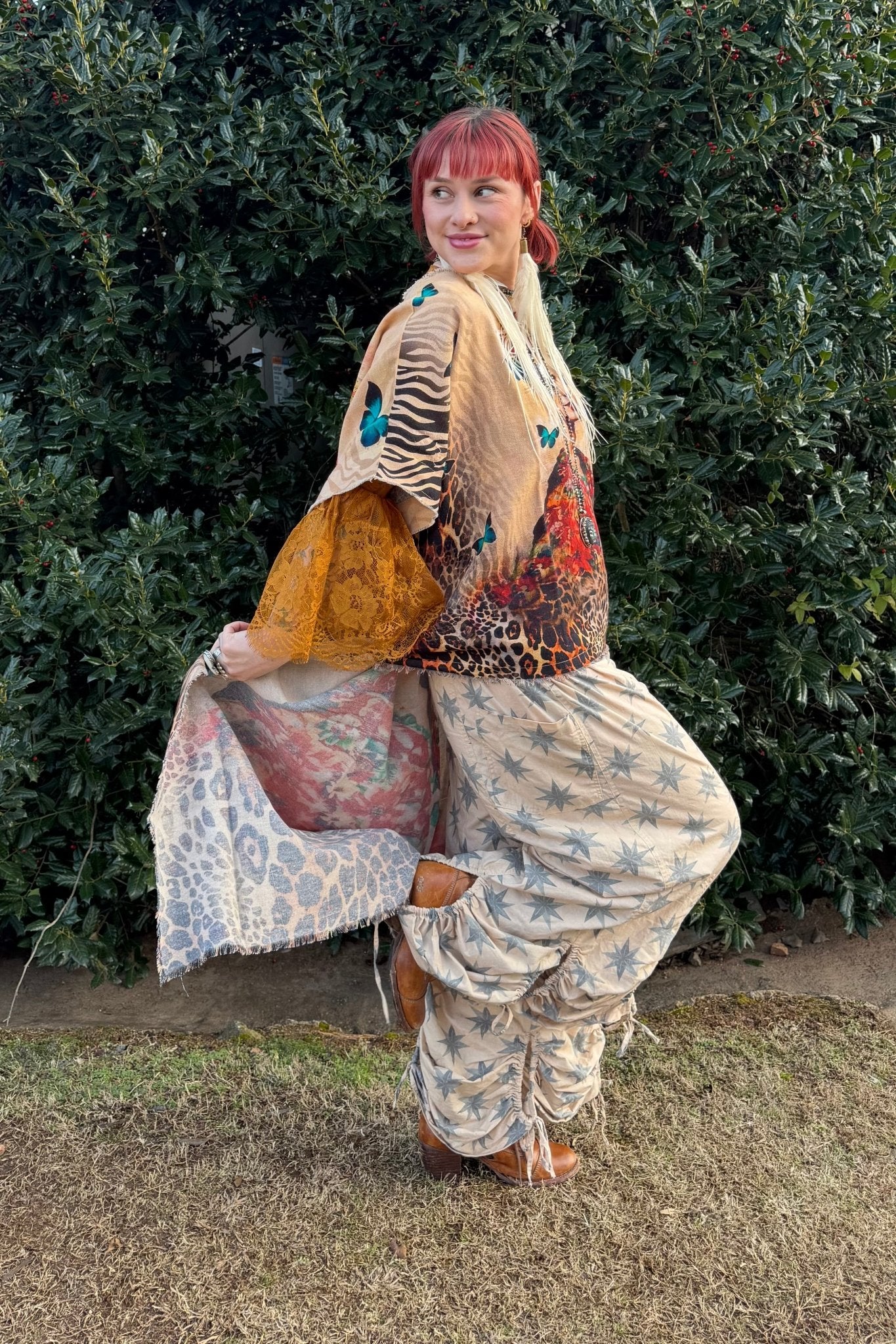 Leopard Frida Hi Lo Tunic Top - ivyandlavyboutique I LOVE LINEN