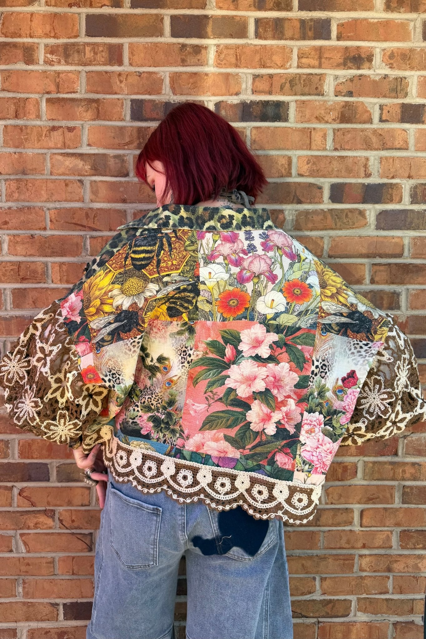 Leopard Garden Cropped Cardigan - ivyandlavyboutique A Rare Bird Shop