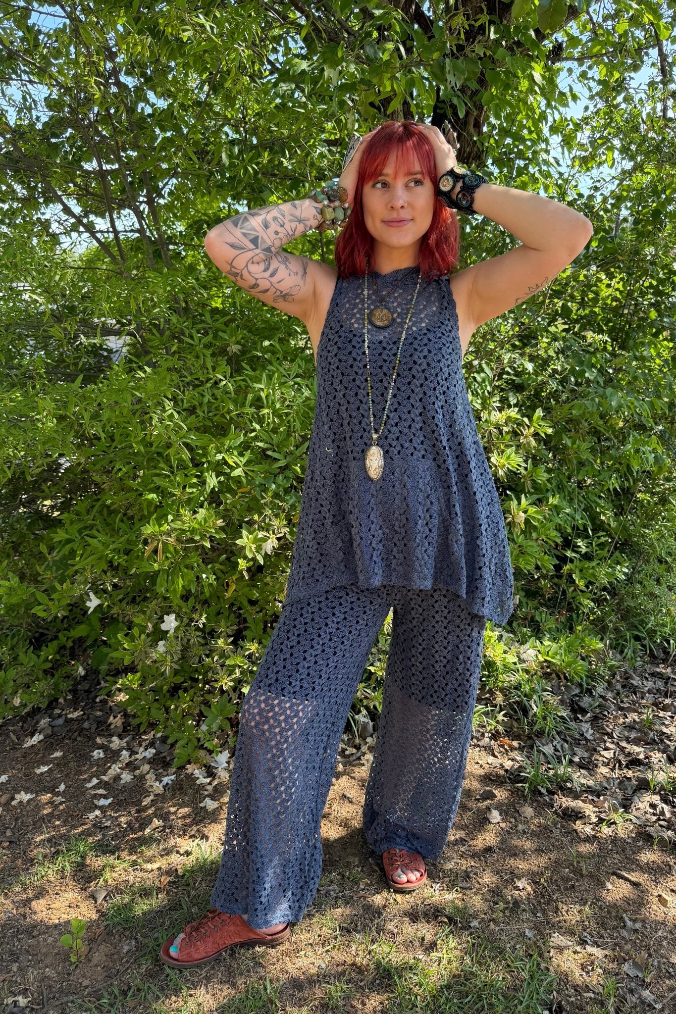 Life’s a Beach Set (Pant & Top) - ivyandlavyboutique Caution to the wind