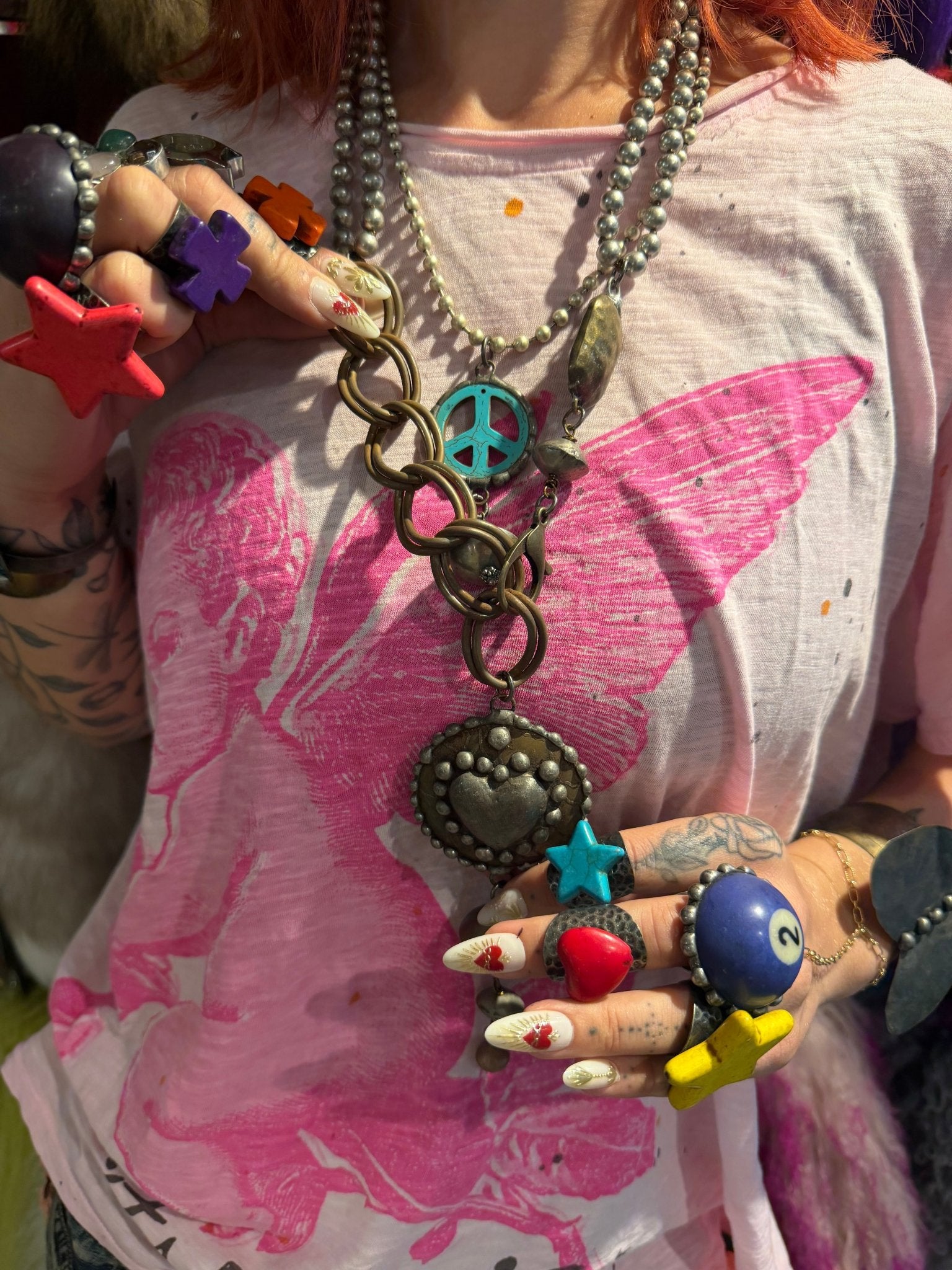 Little Peace Necklace - ivyandlavyboutique Art by Amy