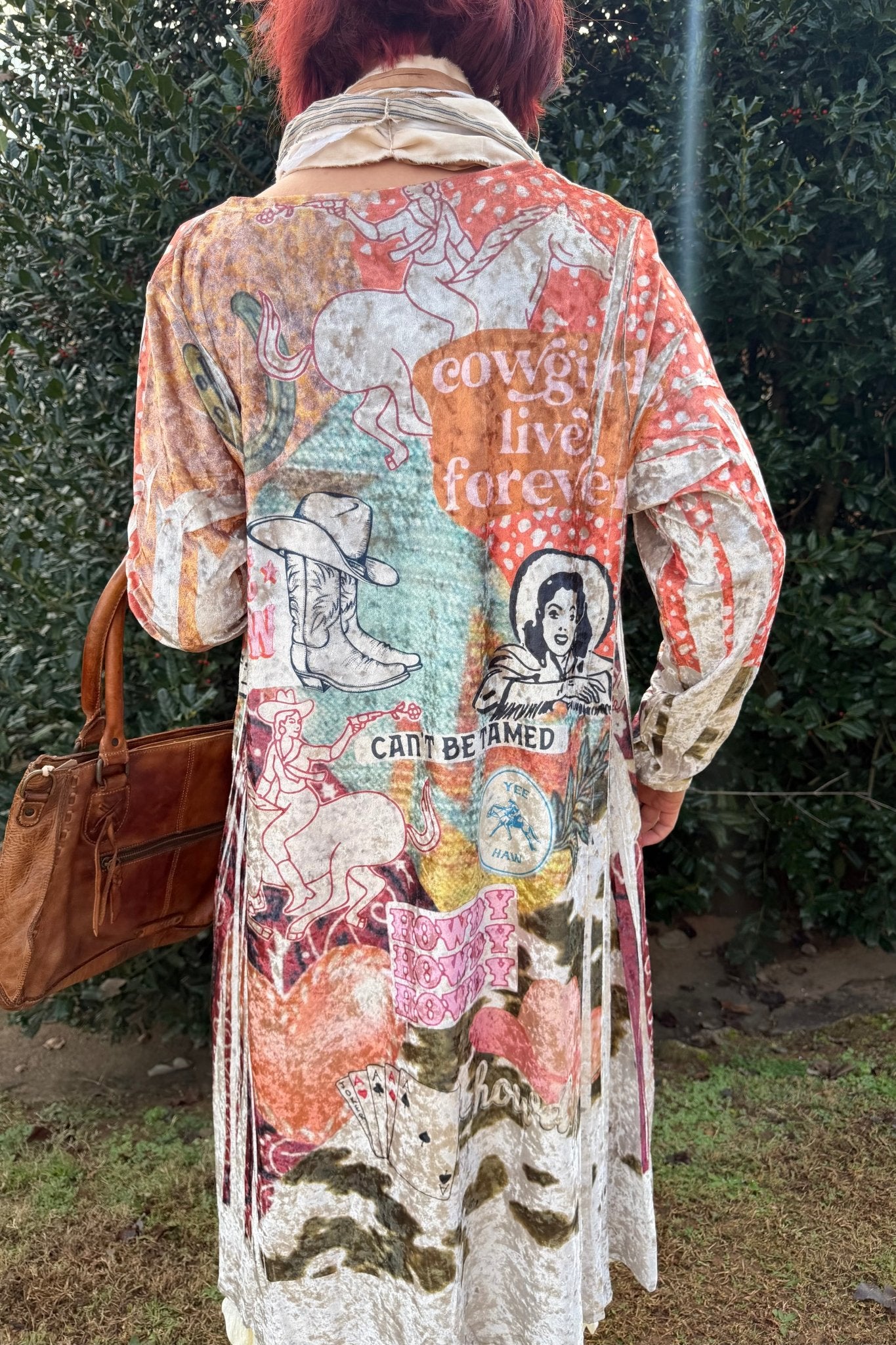 LONG VELVET DUSTER CARDIGAN Howdy - ivyandlavyboutique Origami Apparel ~ Lace and Crochet inspired