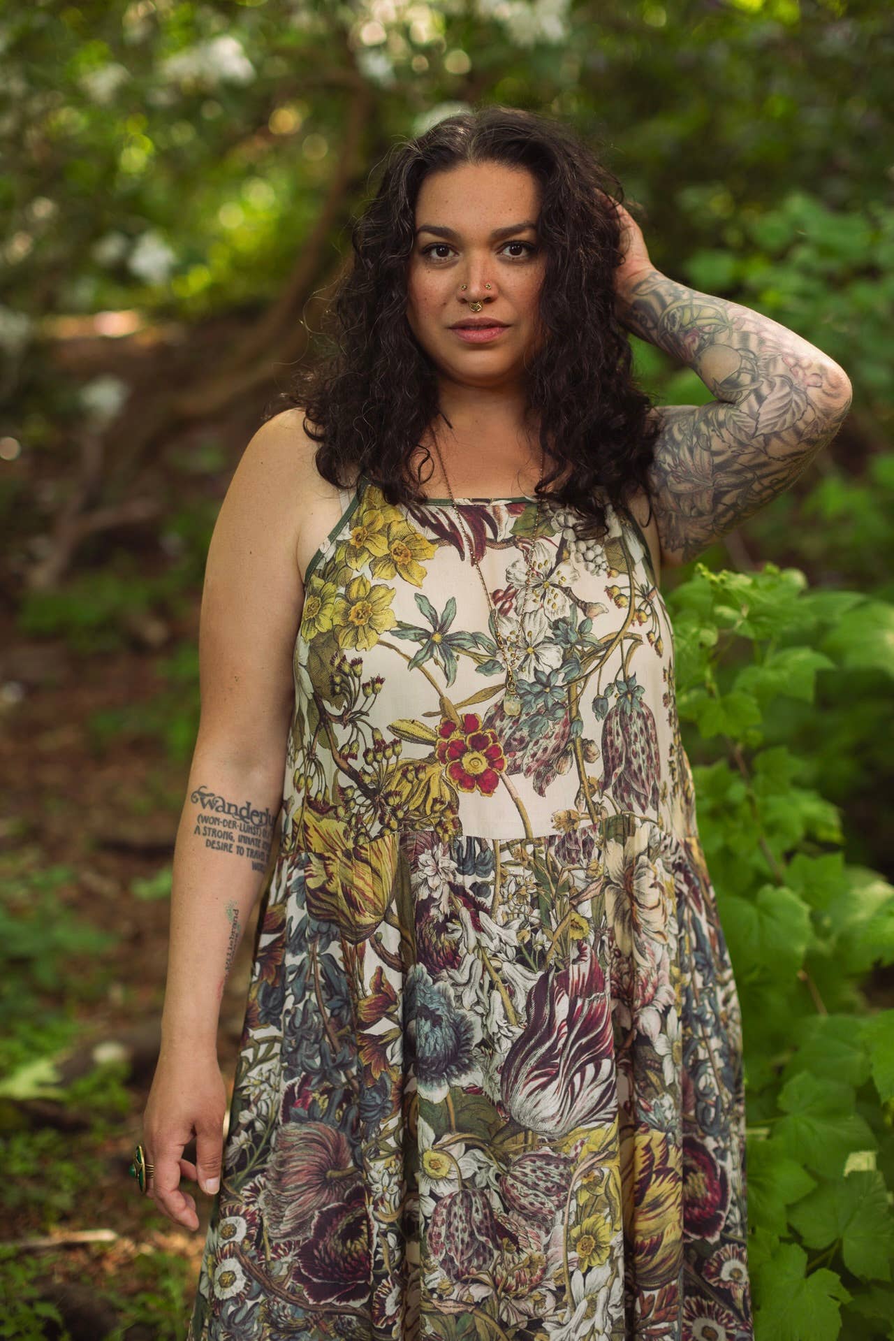 Love Grows Wild Bohéme Slip Dress With Bees - ivyandlavyboutique Market of Stars