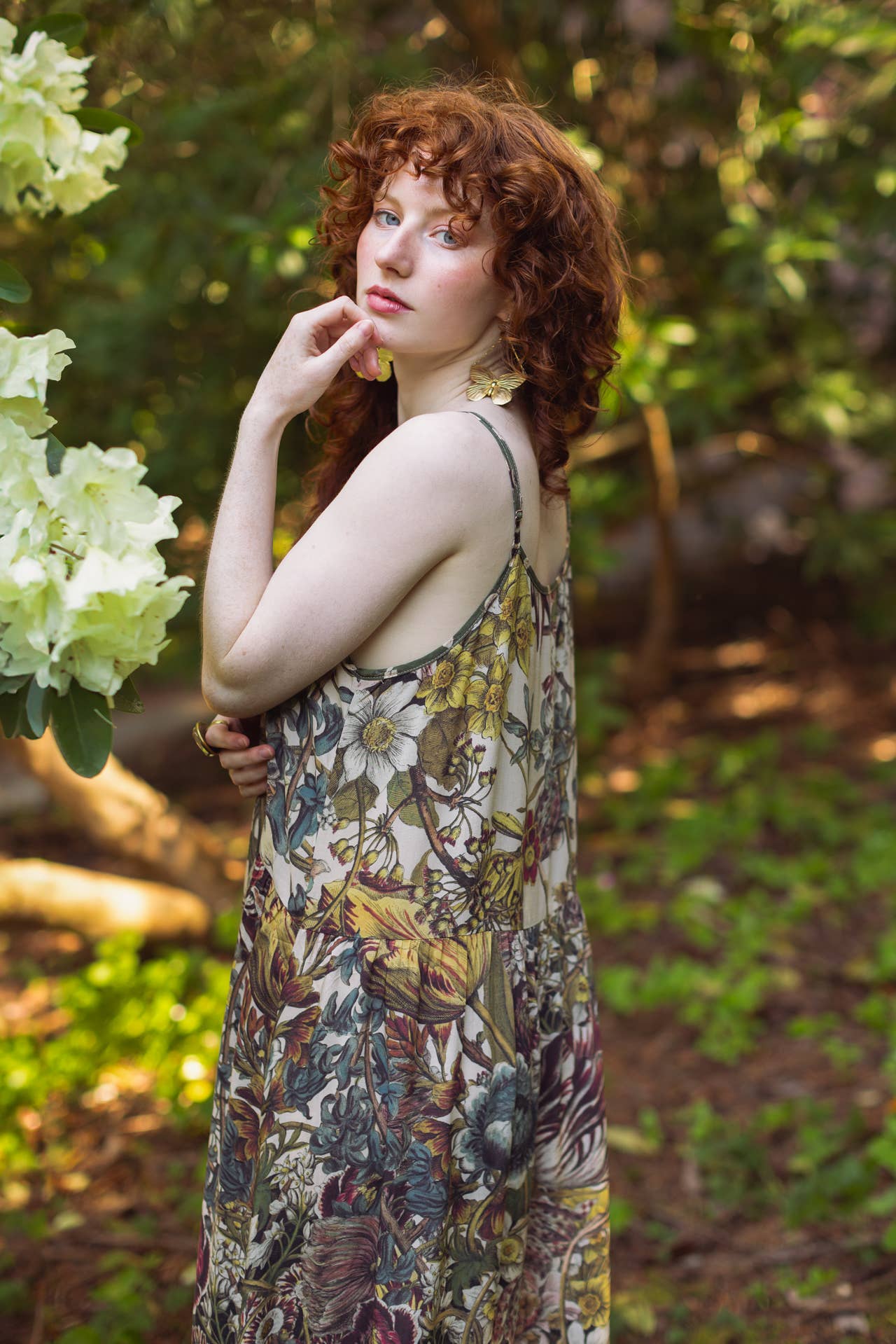 Love Grows Wild Bohéme Slip Dress With Bees - ivyandlavyboutique Market of Stars