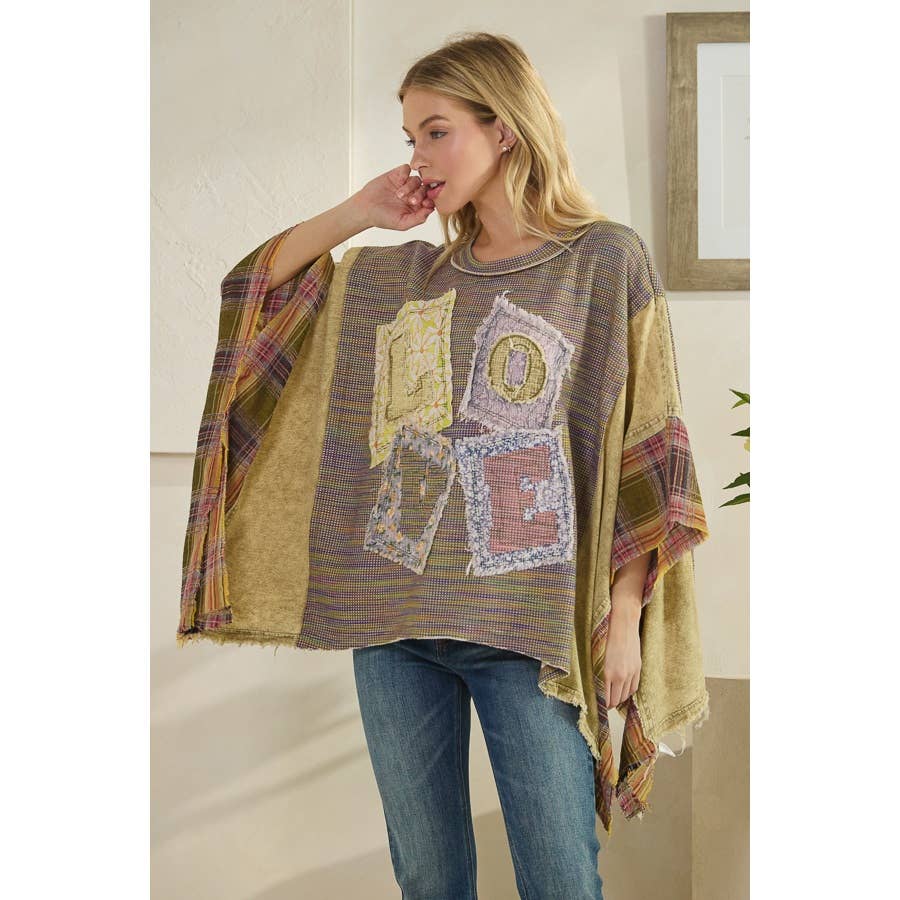 LOVE PATCHWORK in Olive - ivyandlavyboutique Oli&Hali