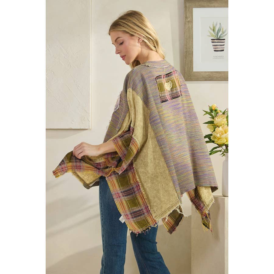 LOVE PATCHWORK in Olive - ivyandlavyboutique Oli&Hali