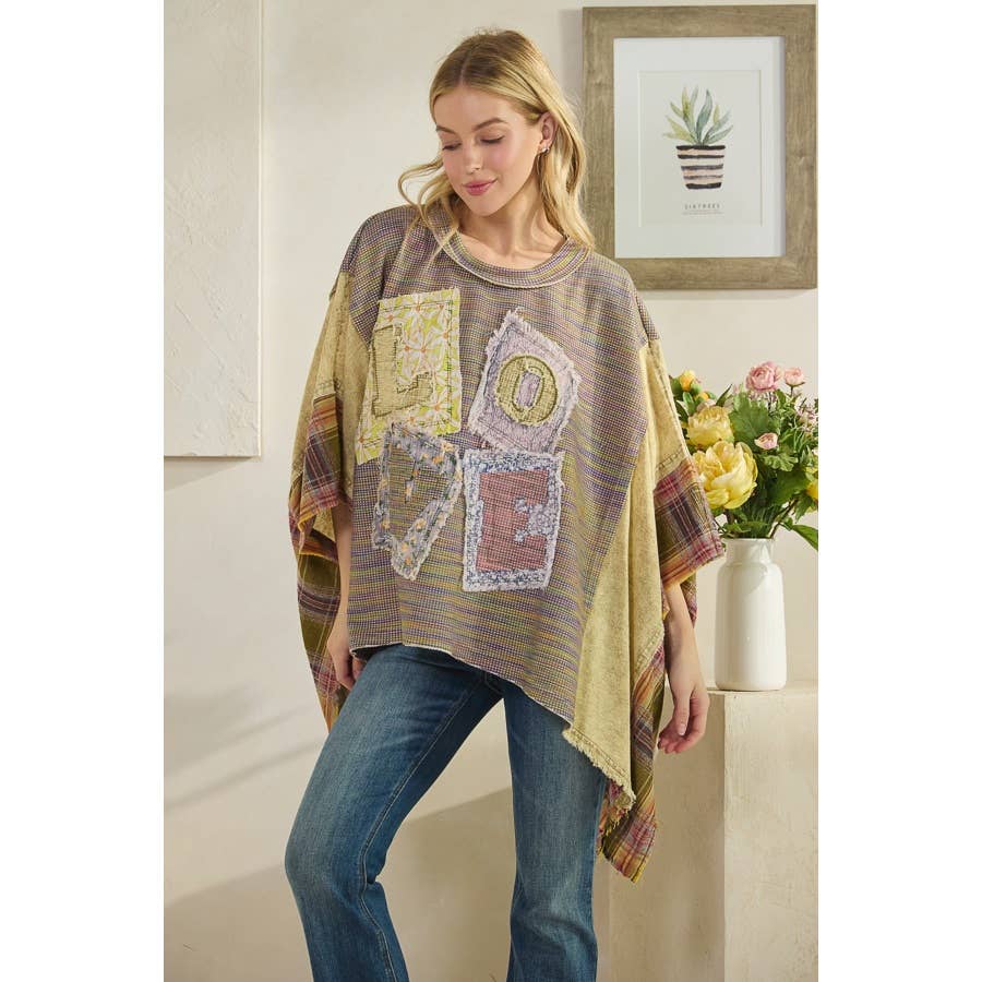LOVE PATCHWORK in Olive - ivyandlavyboutique Oli&Hali