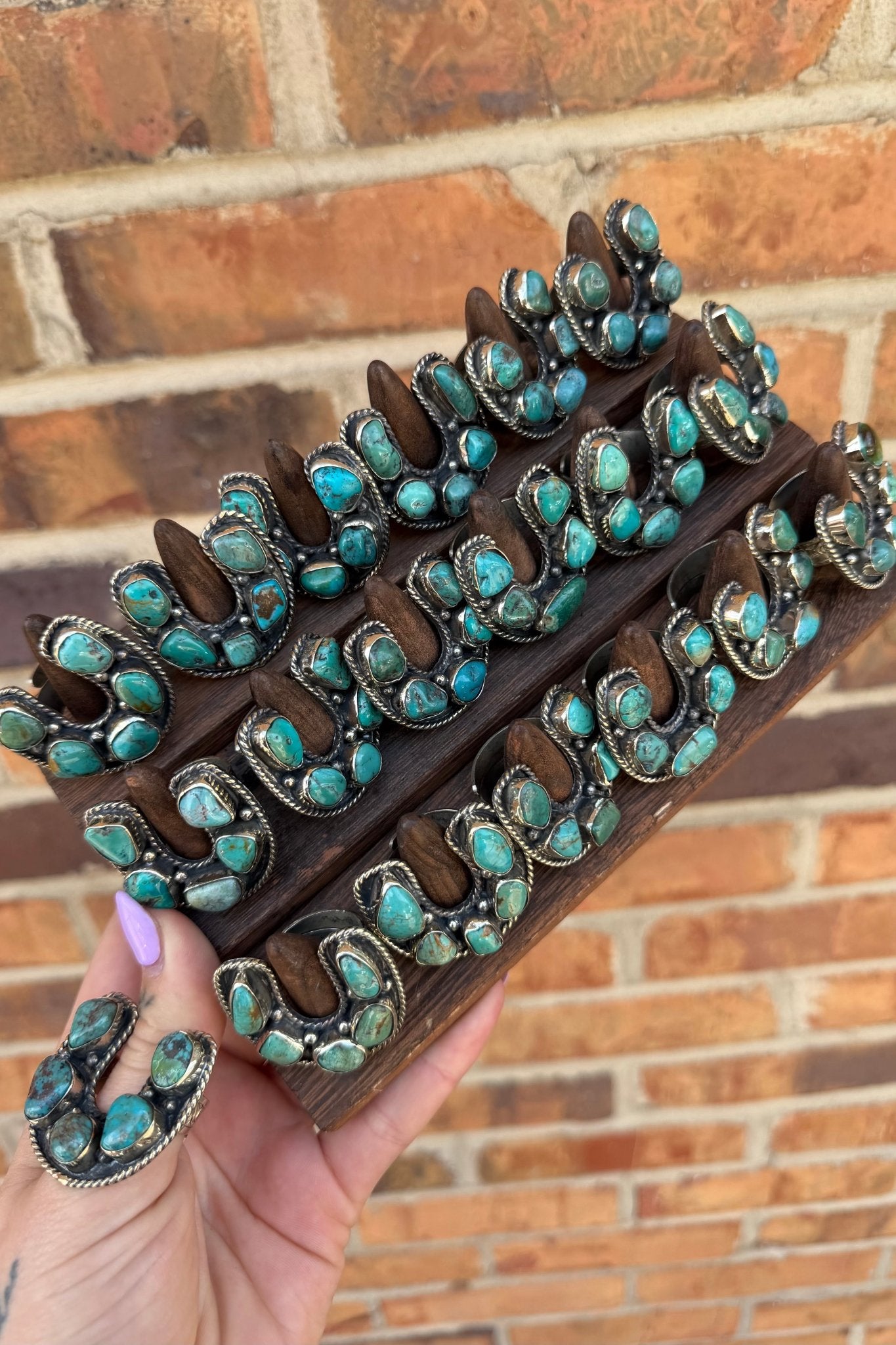 Lucky You Turquoise Horse Shoe Ring - ivyandlavyboutique ivyandlavyboutique