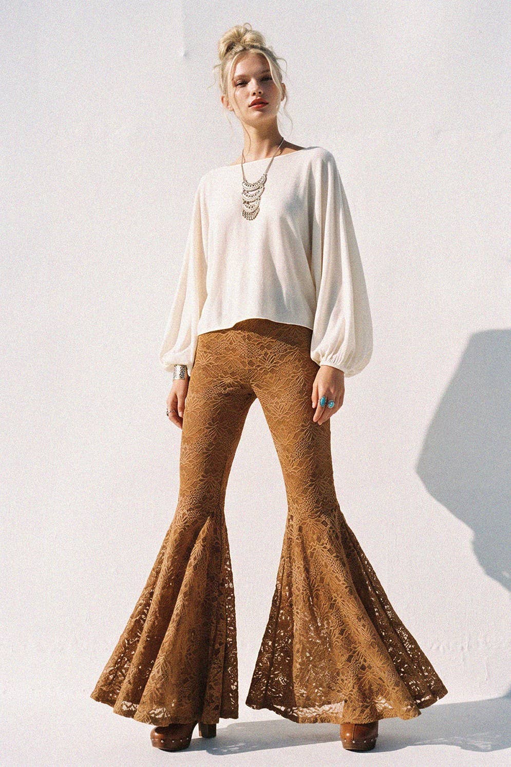 Make a Scene Trumpet Flare Pant - ivyandlavyboutique WISTERIA LANE