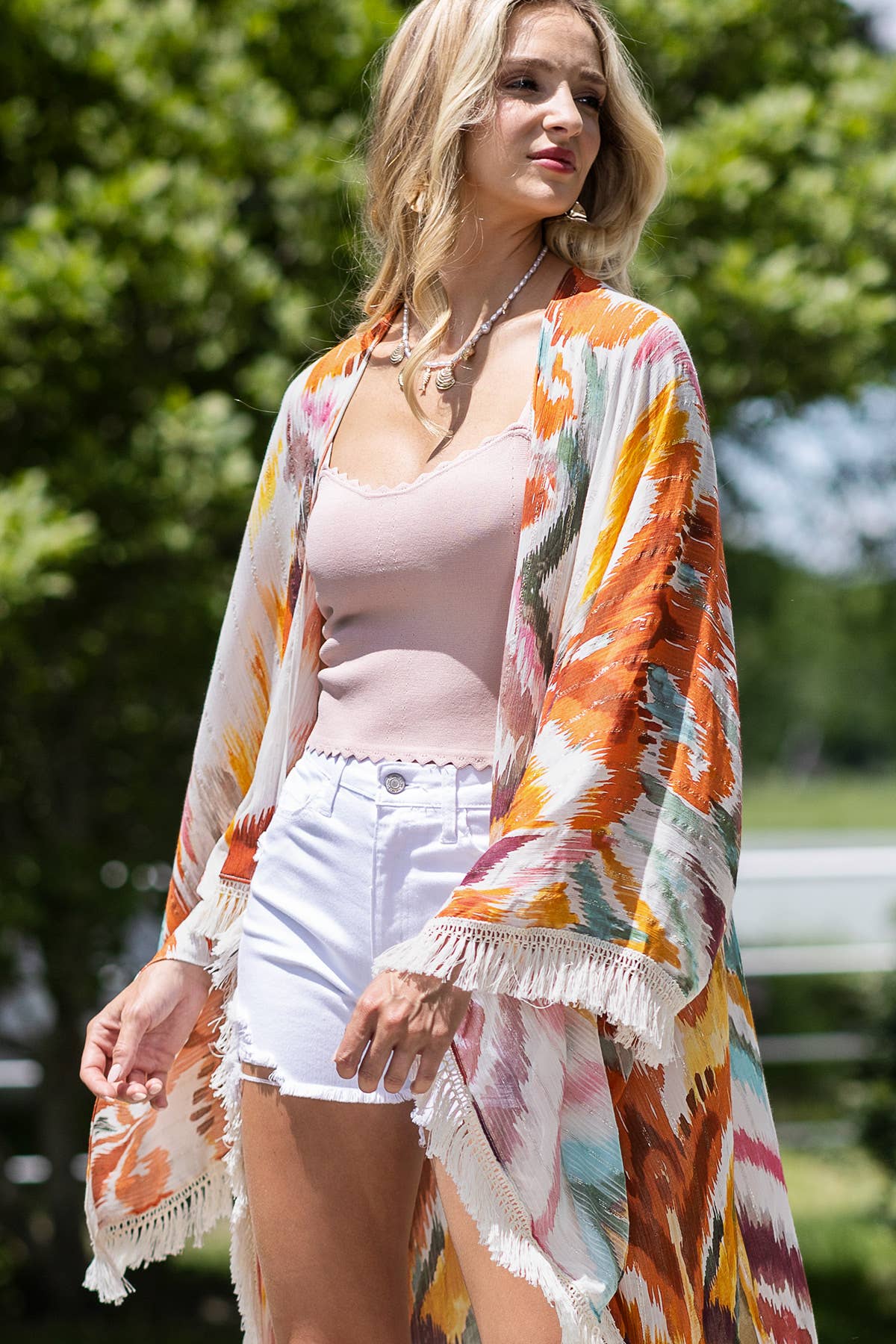 Malibu Sunset Kimono - ivyandlavyboutique Urbanista