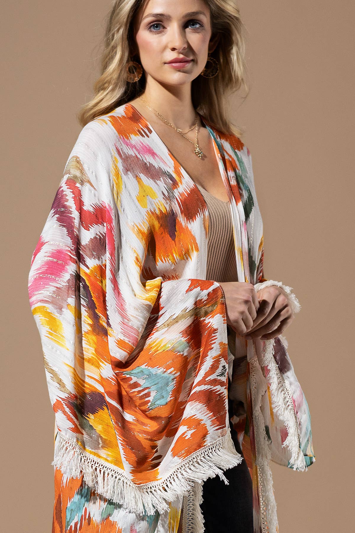 Malibu Sunset Kimono - ivyandlavyboutique Urbanista