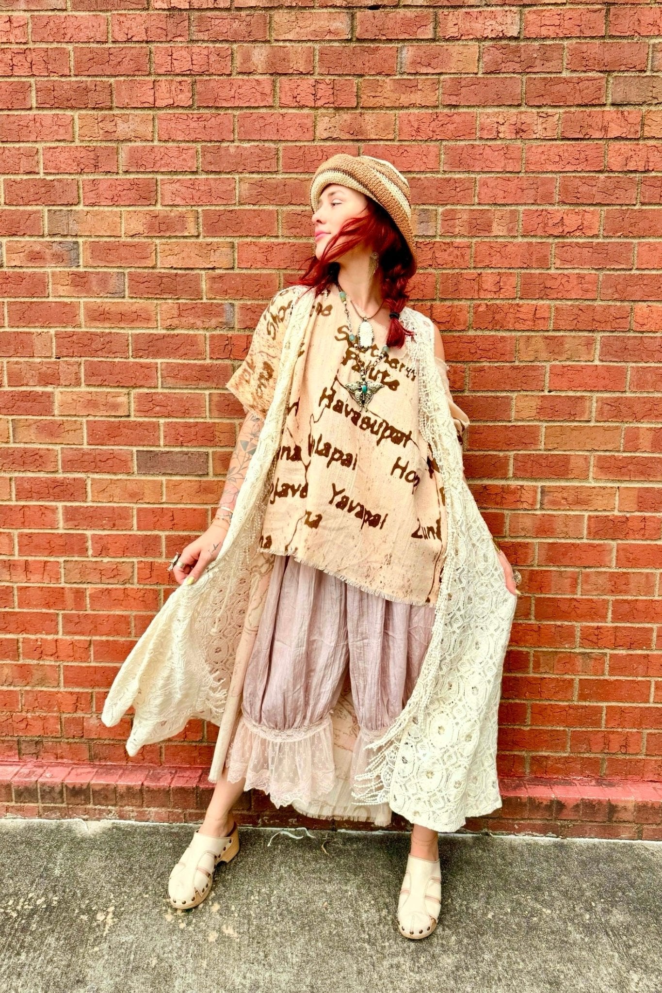 Map to Wanderlust Hi - Lo Tunic with - ivyandlavyboutique I LOVE LINEN