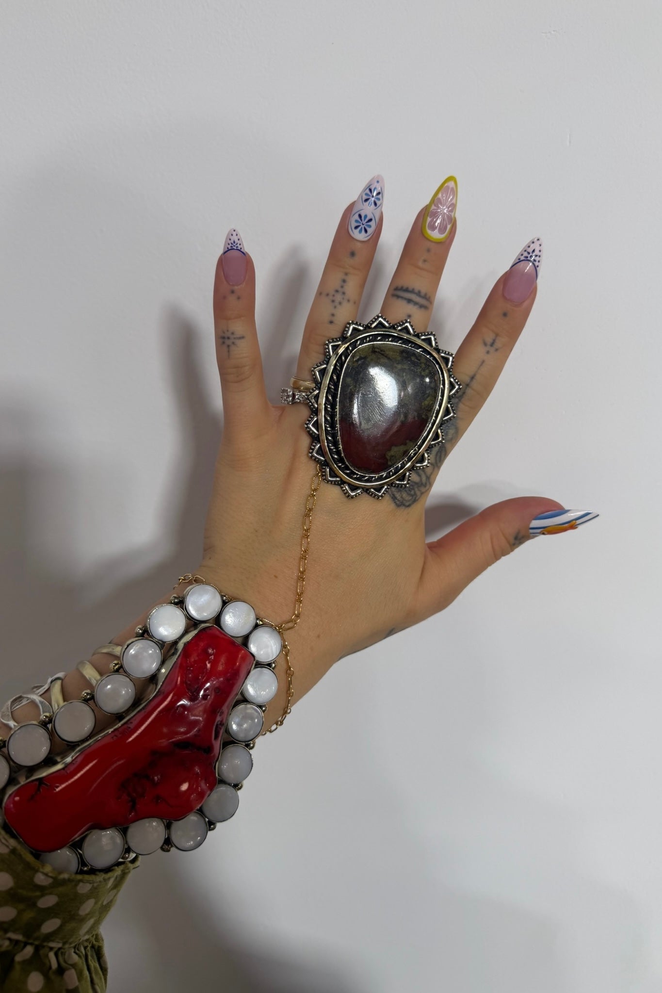 Marbled Ring - ivyandlavyboutique ivyandlavyboutique