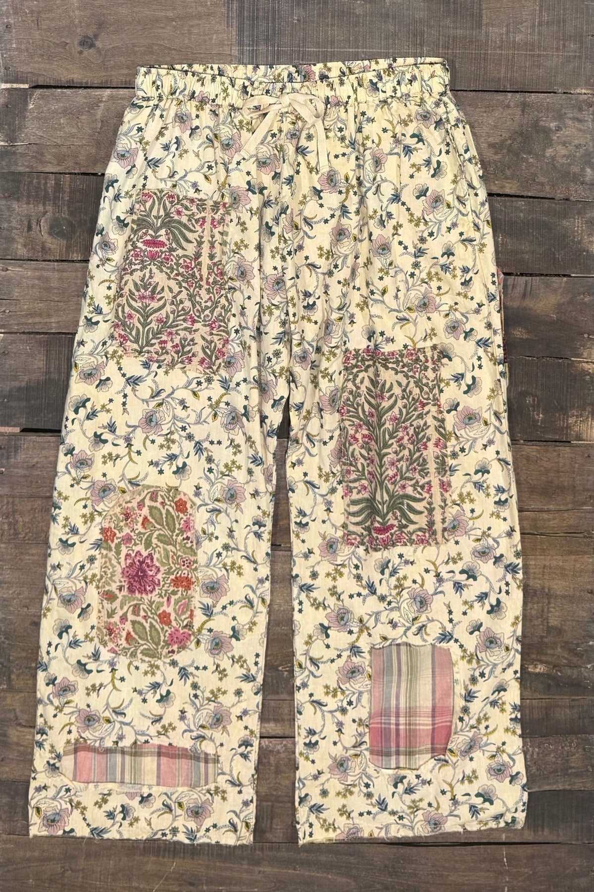 Market Treasure Pants - Patch - ivyandlavyboutique Jaded Gypsy