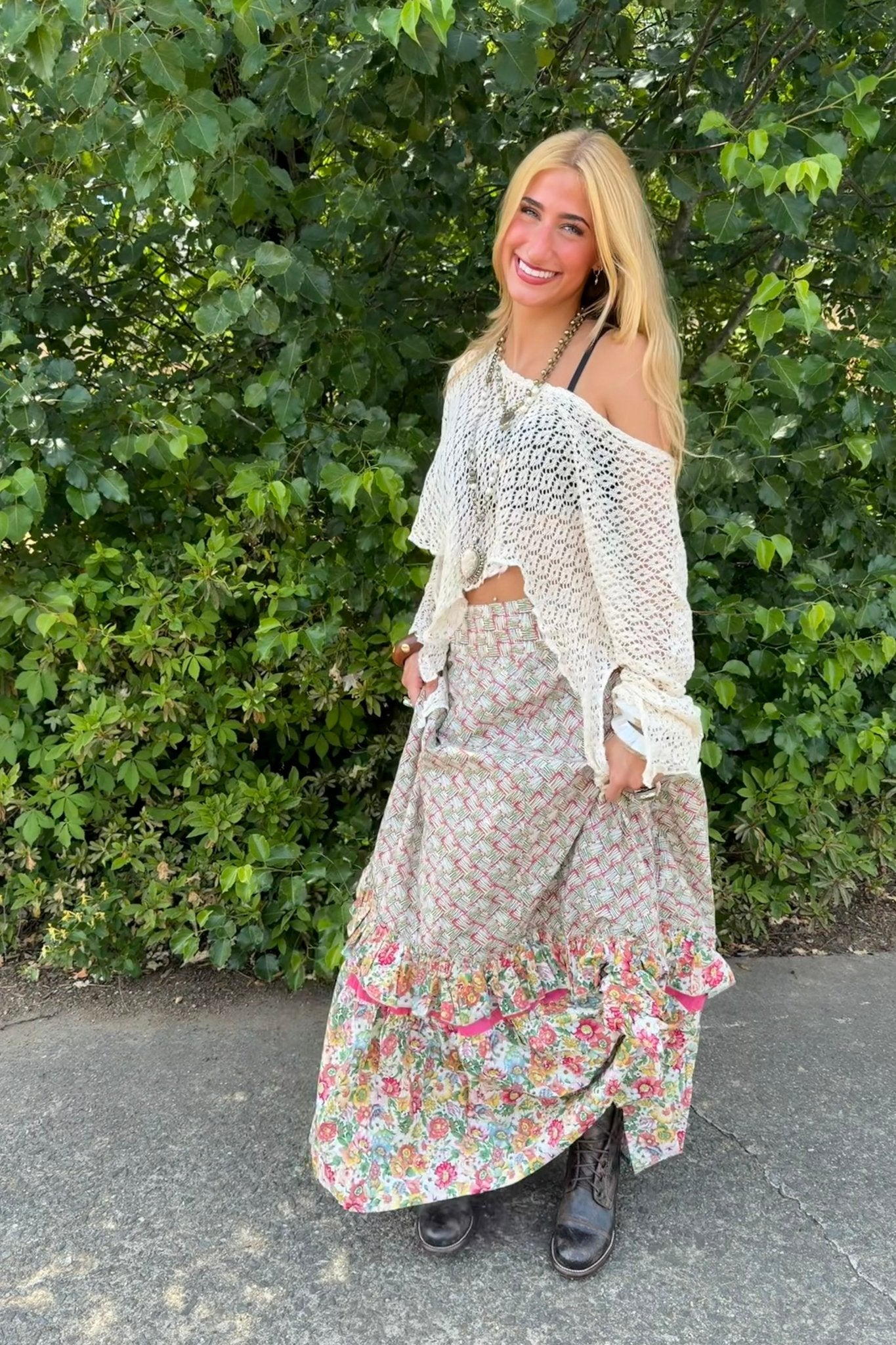 Mazzy’s Maxi Skirt - ivyandlavyboutique LA Skirts
