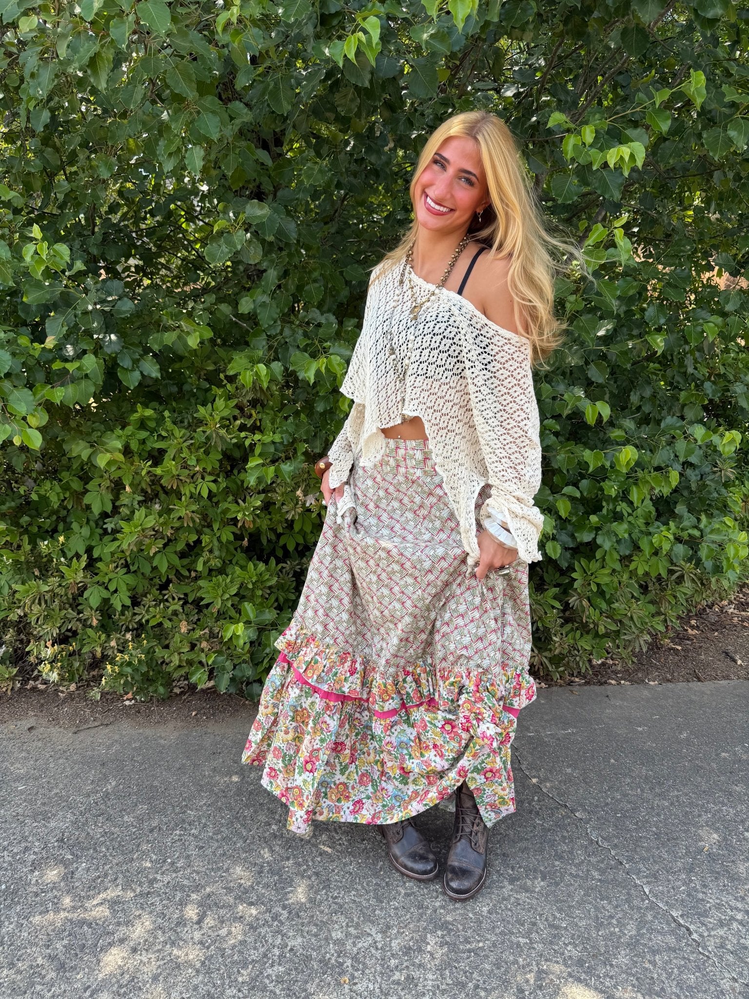 Mazzy’s Maxi Skirt - ivyandlavyboutique LA Skirts