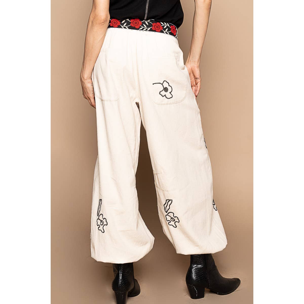 Meadow Stitch Twill Joggers Pants - ivyandlavyboutique Pol Clothing