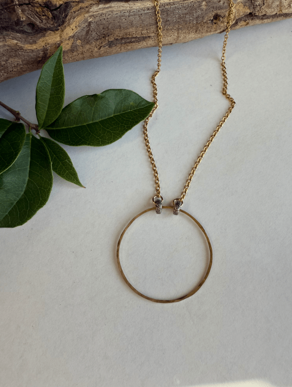 Medium Hoop Gold Chain Necklace - ivyandlavyboutique Spirit Lala