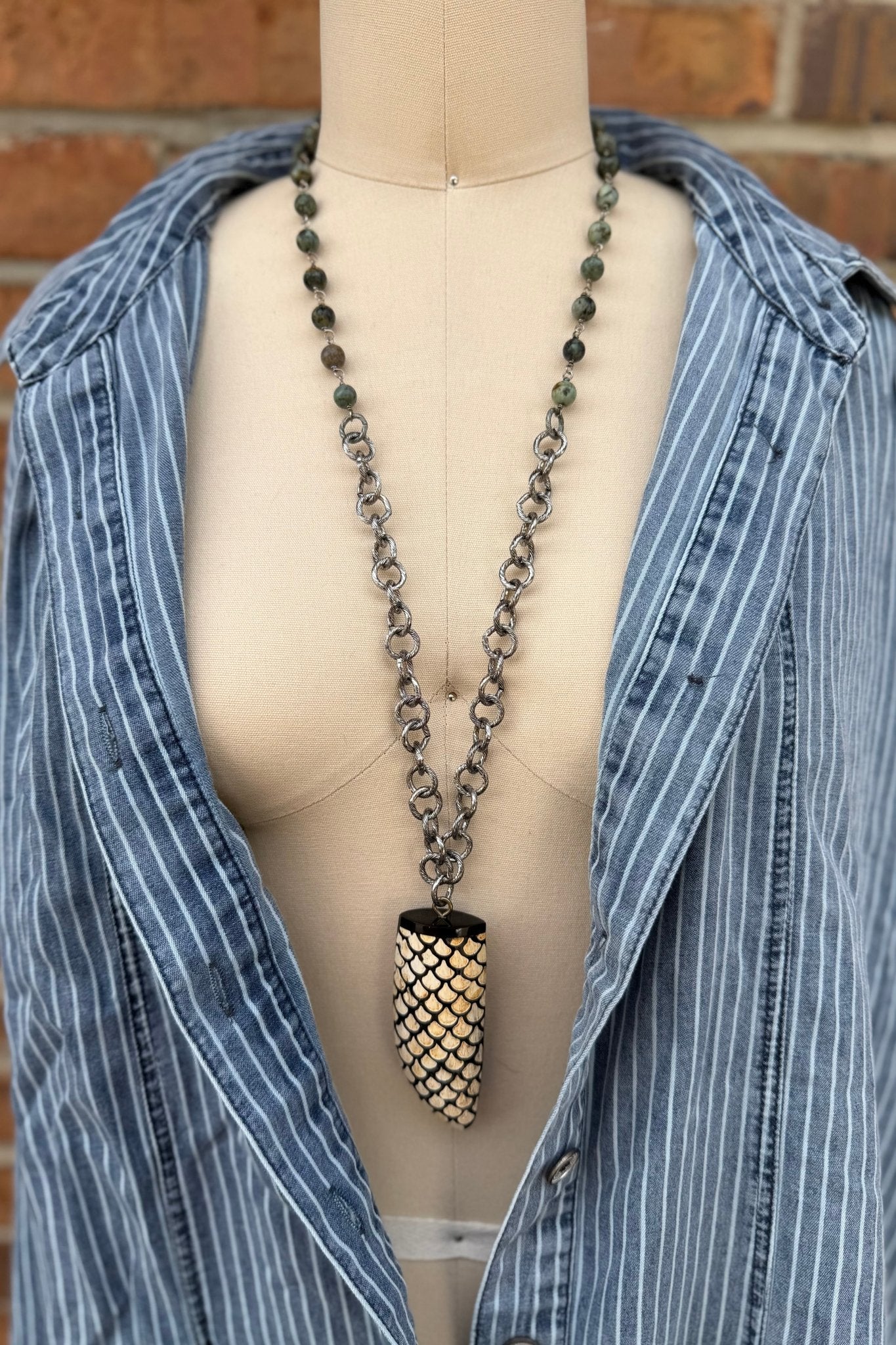 Mermaid Tail Necklace - ivyandlavyboutique ivyandlavyboutique