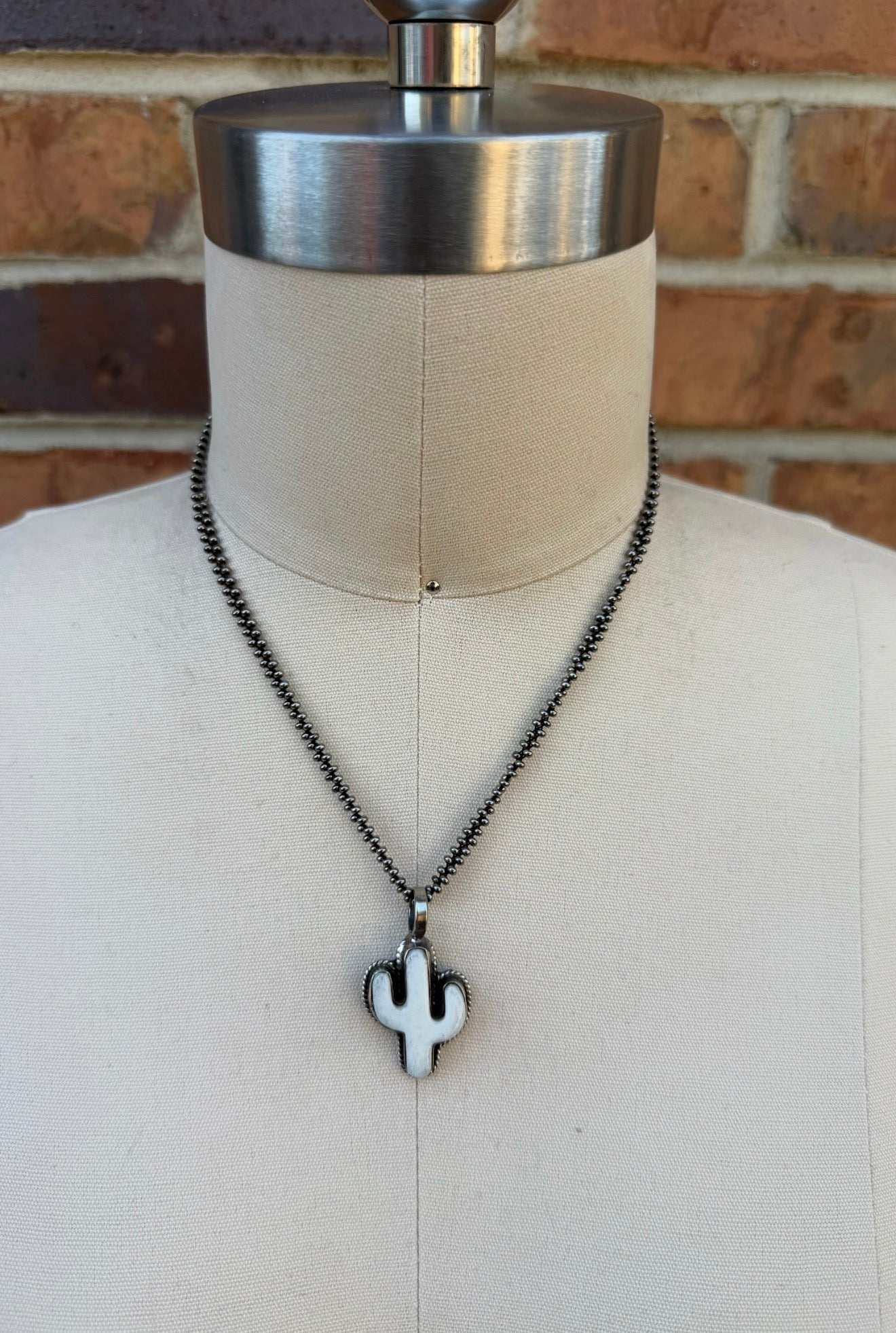 Mini Cactus Necklace - ivyandlavyboutique ivyandlavyboutique