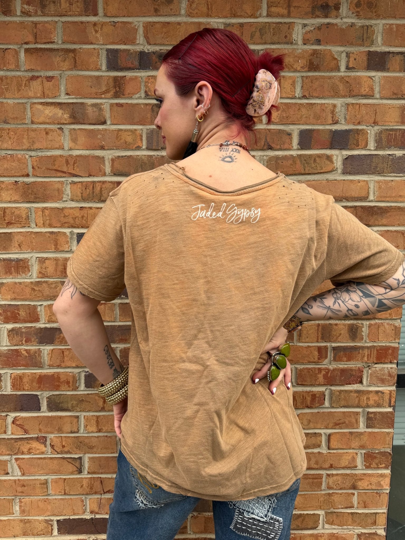 Moon Dance Tee in Peace & Love - ivyandlavyboutique ivyandlavyboutique