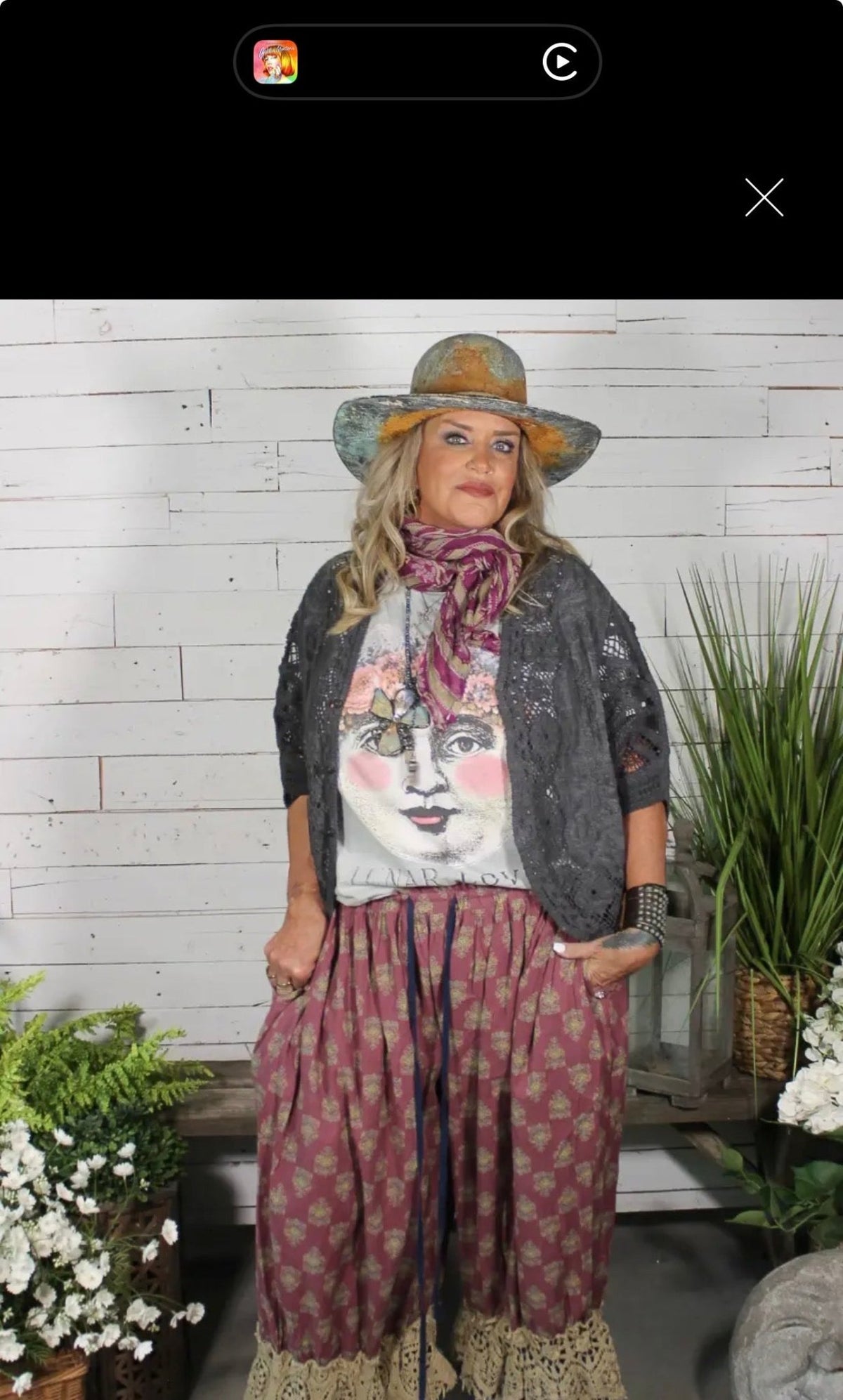 Moon Dance Tee Lunar Love - ivyandlavyboutique Jaded Gypsy