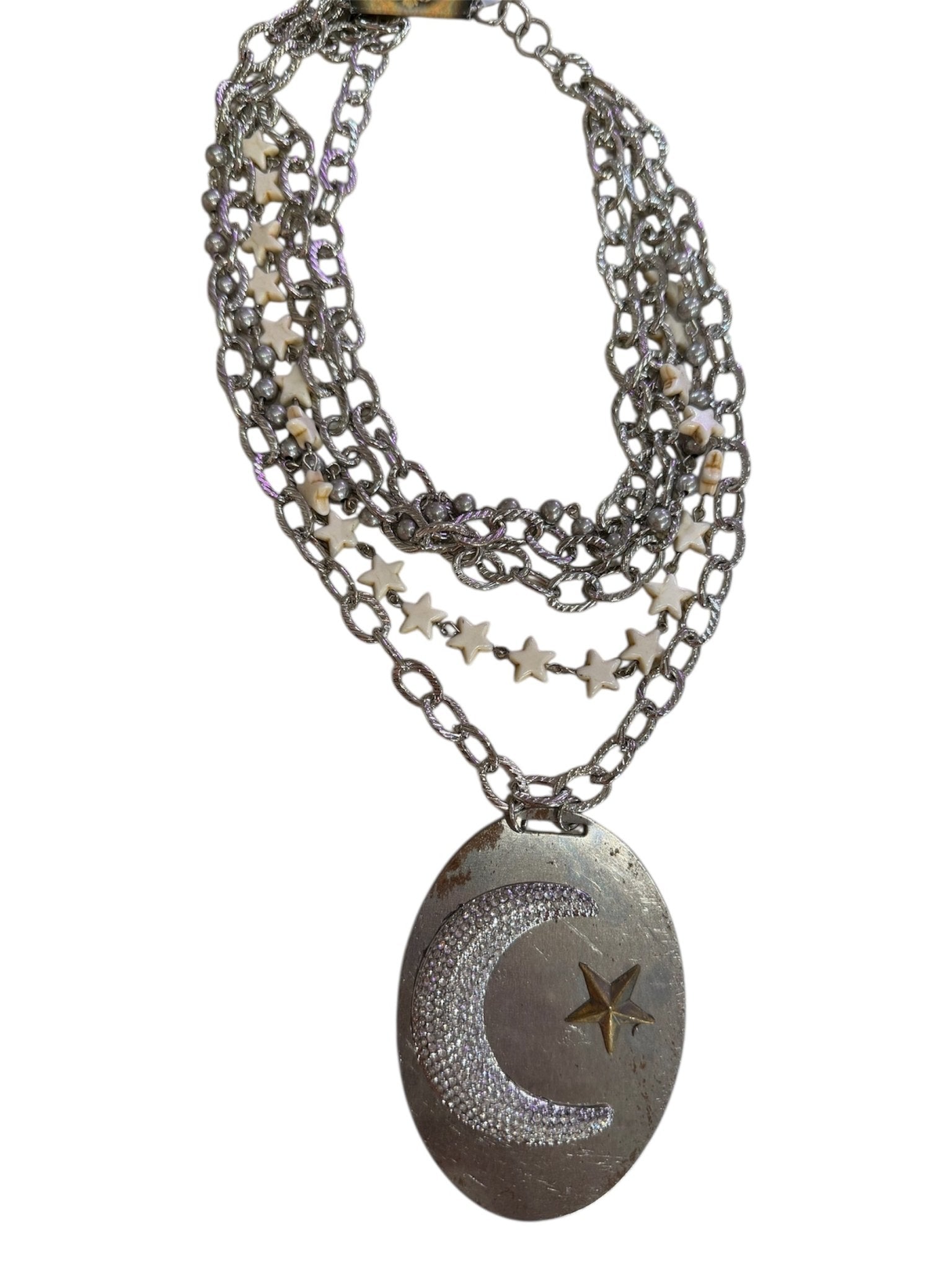 Moon Vibes Necklace - ivyandlavyboutique Art by Amy