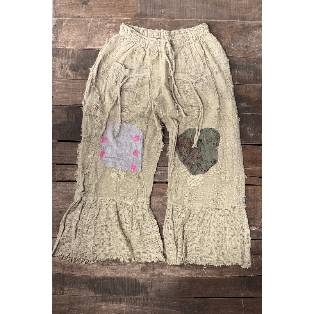 Moonmoss Ruffle Pant - ivyandlavyboutique Jaded Gypsy