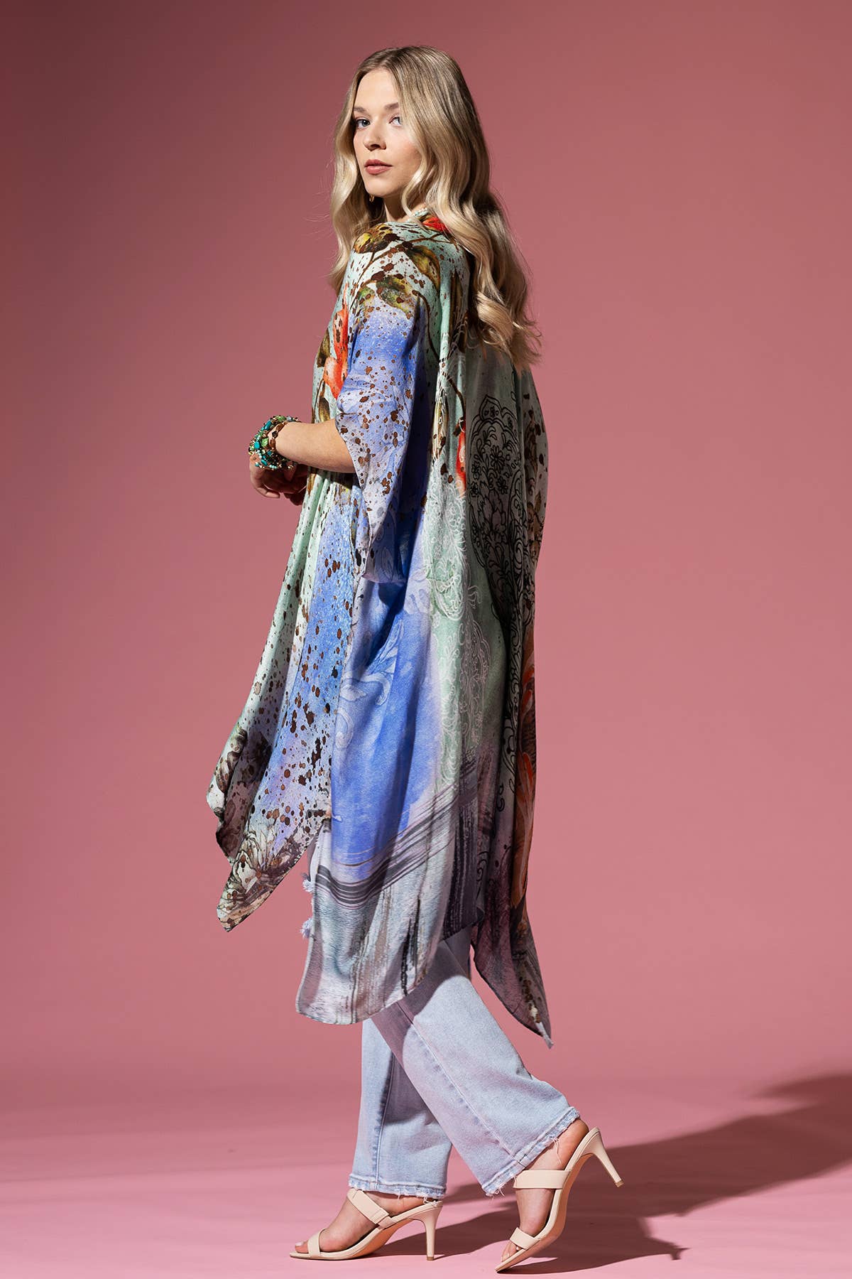 Moonstone Kimono: Moonstone / OS - ivyandlavyboutique Urbanista