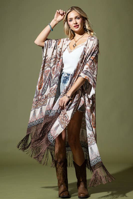 Moroccan Kimono - ivyandlavyboutique Urbanista