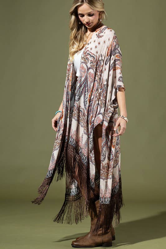 Moroccan Kimono - ivyandlavyboutique Urbanista
