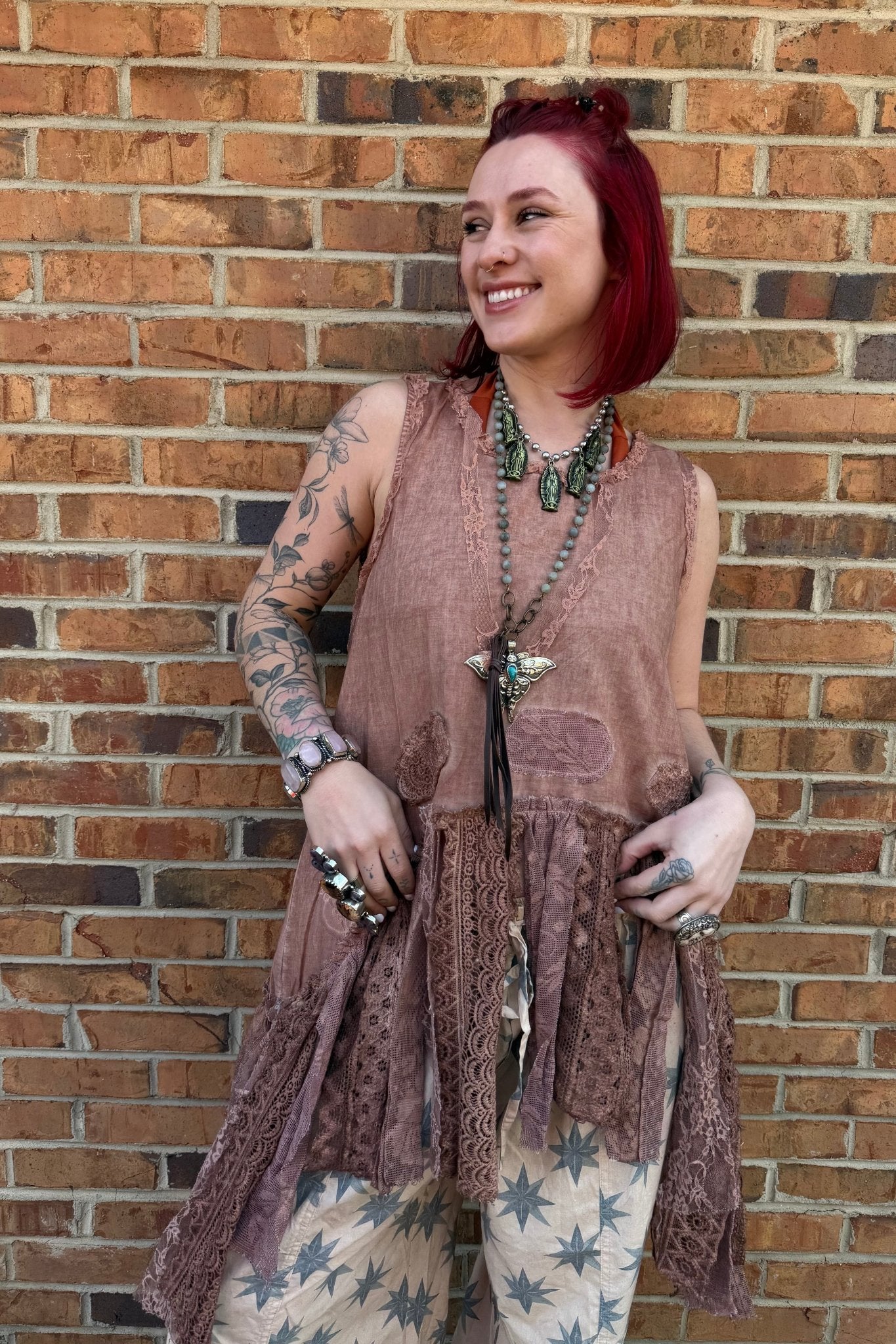 Move With The Wind Tank - ivyandlavyboutique Jaded Gypsy