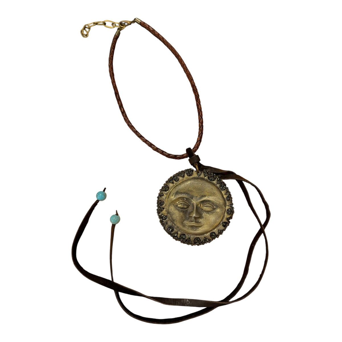 Mr.Sun Leather Choker - Boho Wanderlust Boutique Jaded Gypsy