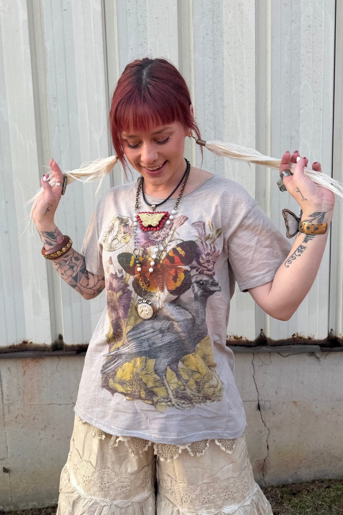 Mystic Raven Moon Dance Tee - ivyandlavyboutique Jaded Gypsy