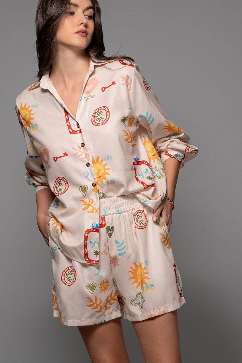 Mystic Symbols Lounge Set - ivyandlavyboutique Fashion Week