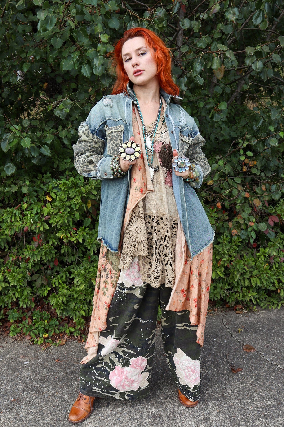 Native Denim Jacket - ivyandlavyboutique Blue Velvet