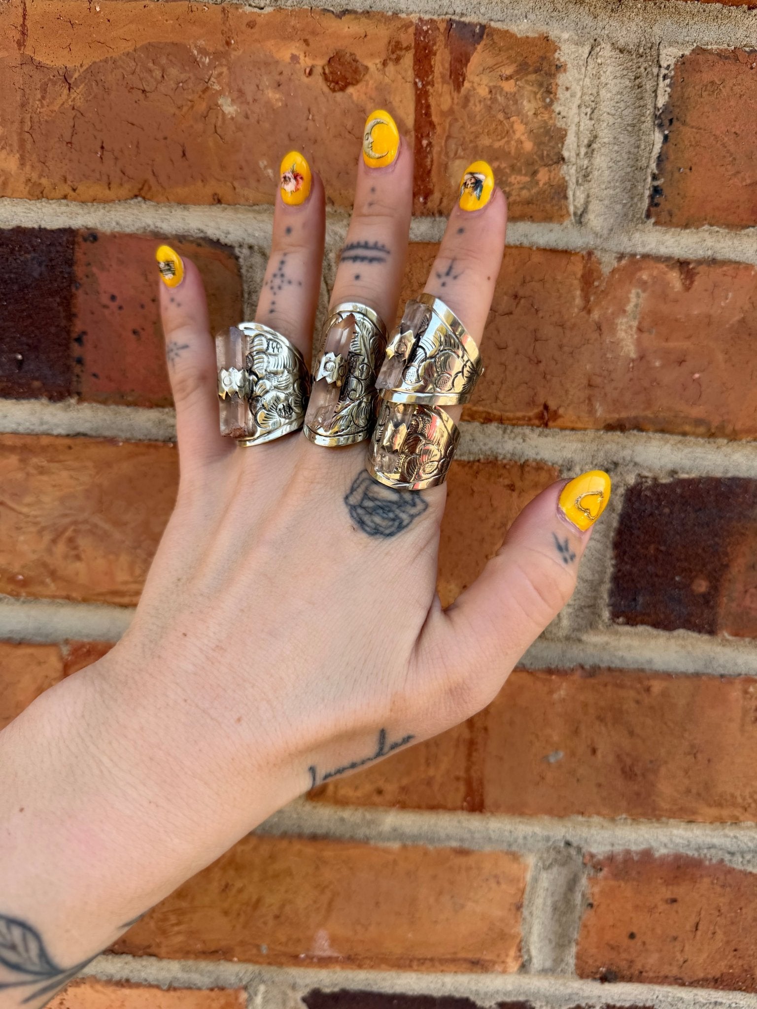 Natural Crystal Ring - ivyandlavyboutique ivyandlavyboutique