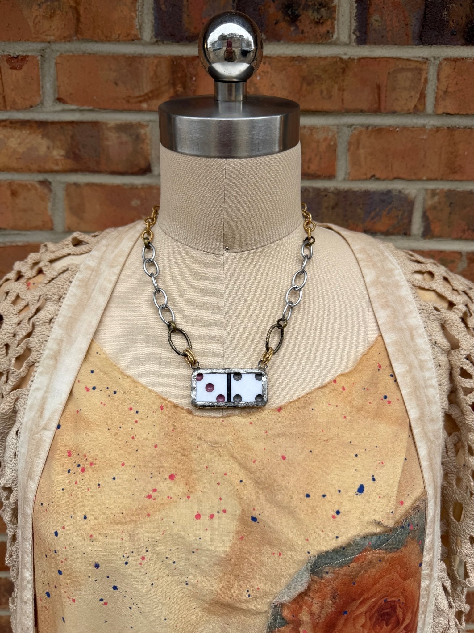 Naughty Sayings Domino Necklace - 7 - ivyandlavyboutique ivyandlavyboutique