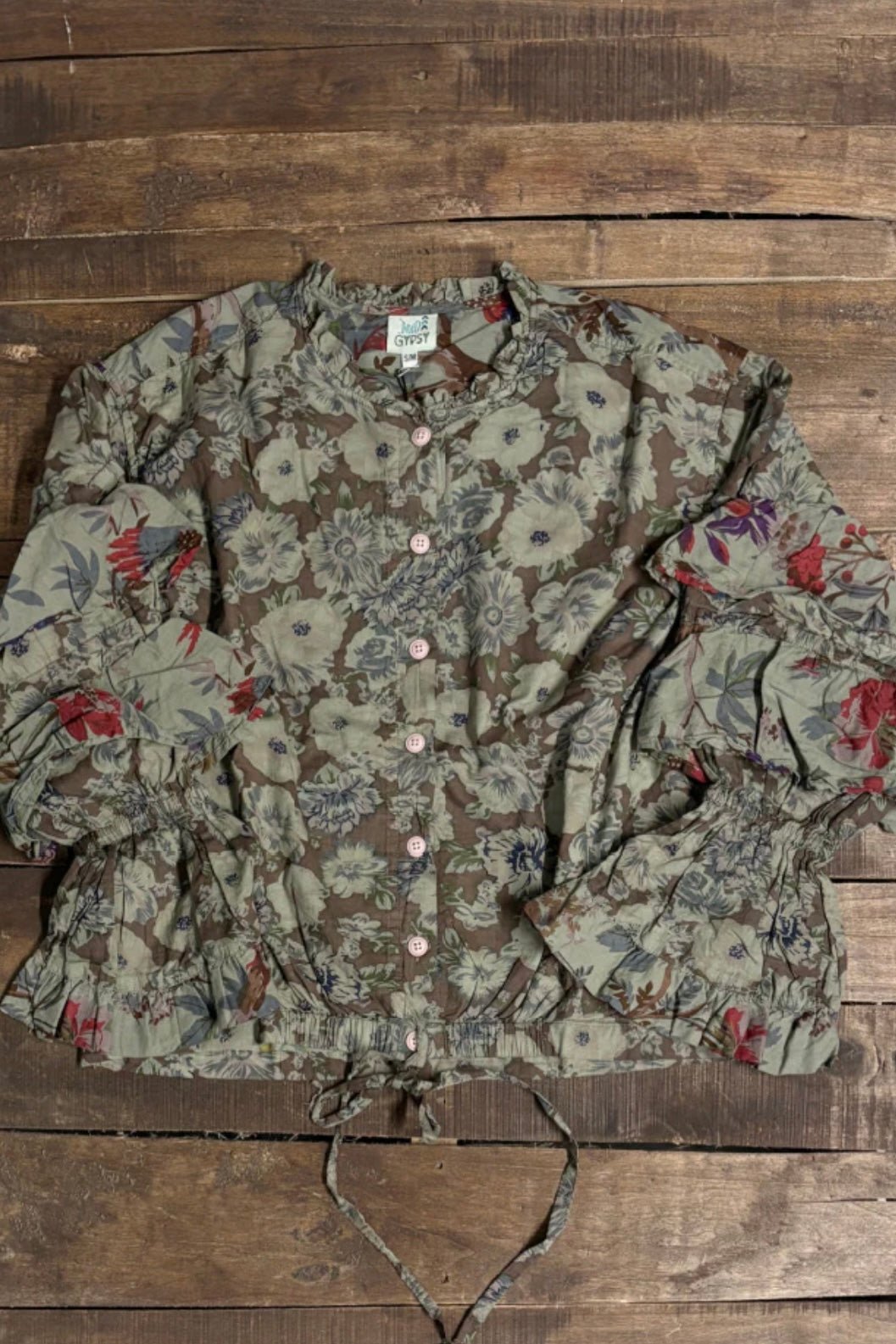 Nomad Blooms Top - ivyandlavyboutique Jaded Gypsy